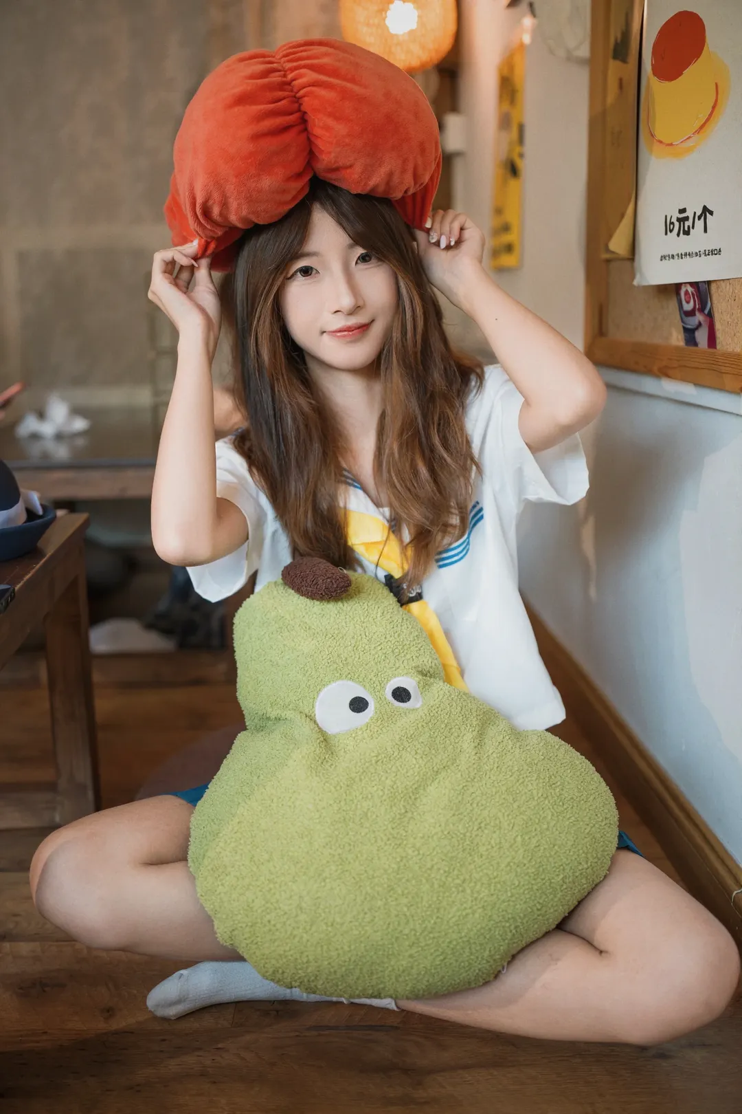 jk制服, 日系写真, 水手服cos, 中山探店, 咖啡店拍照 - 第17张