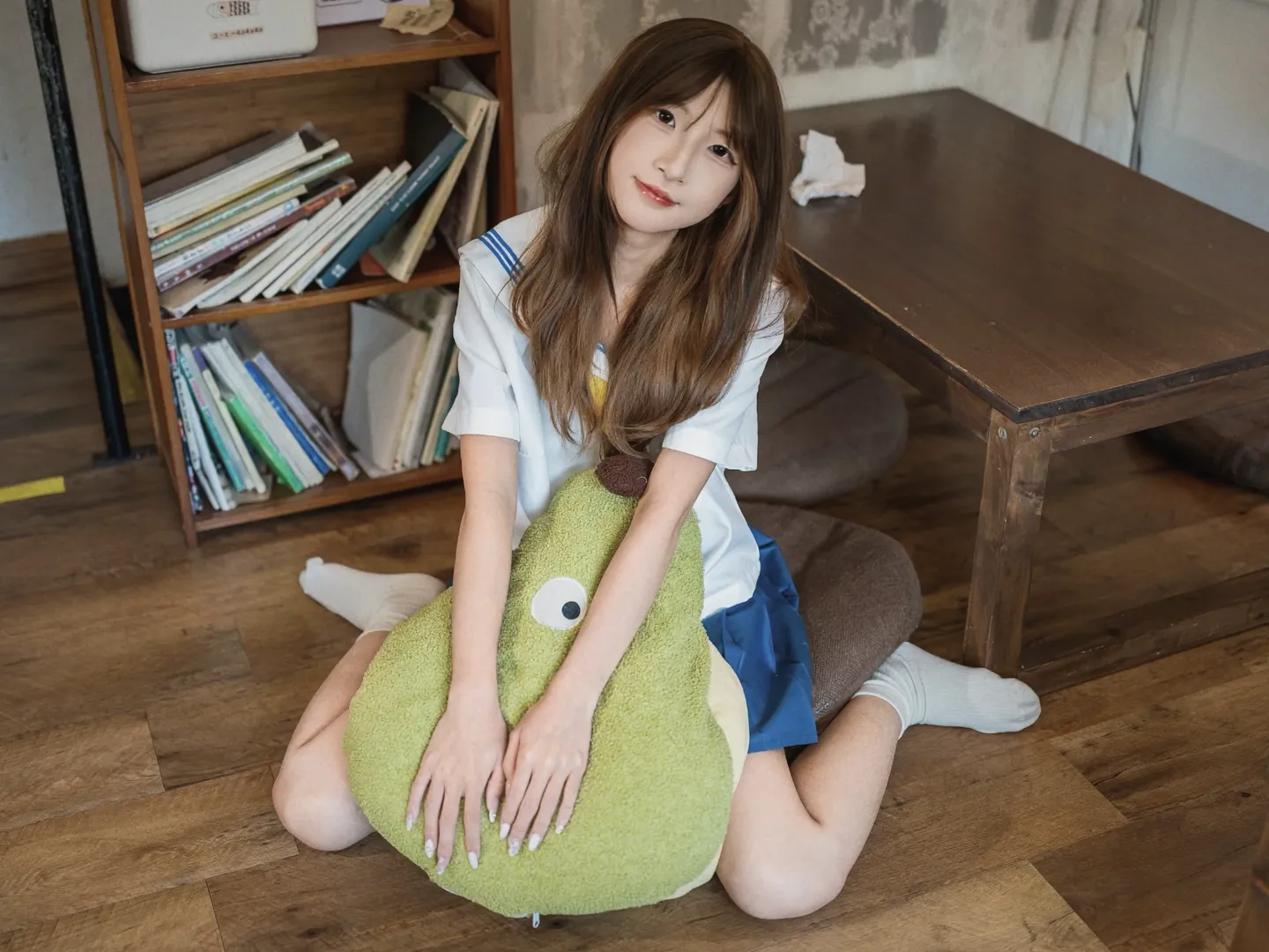 jk制服, 日系写真, 水手服cos, 中山探店, 咖啡店拍照 - 第18张