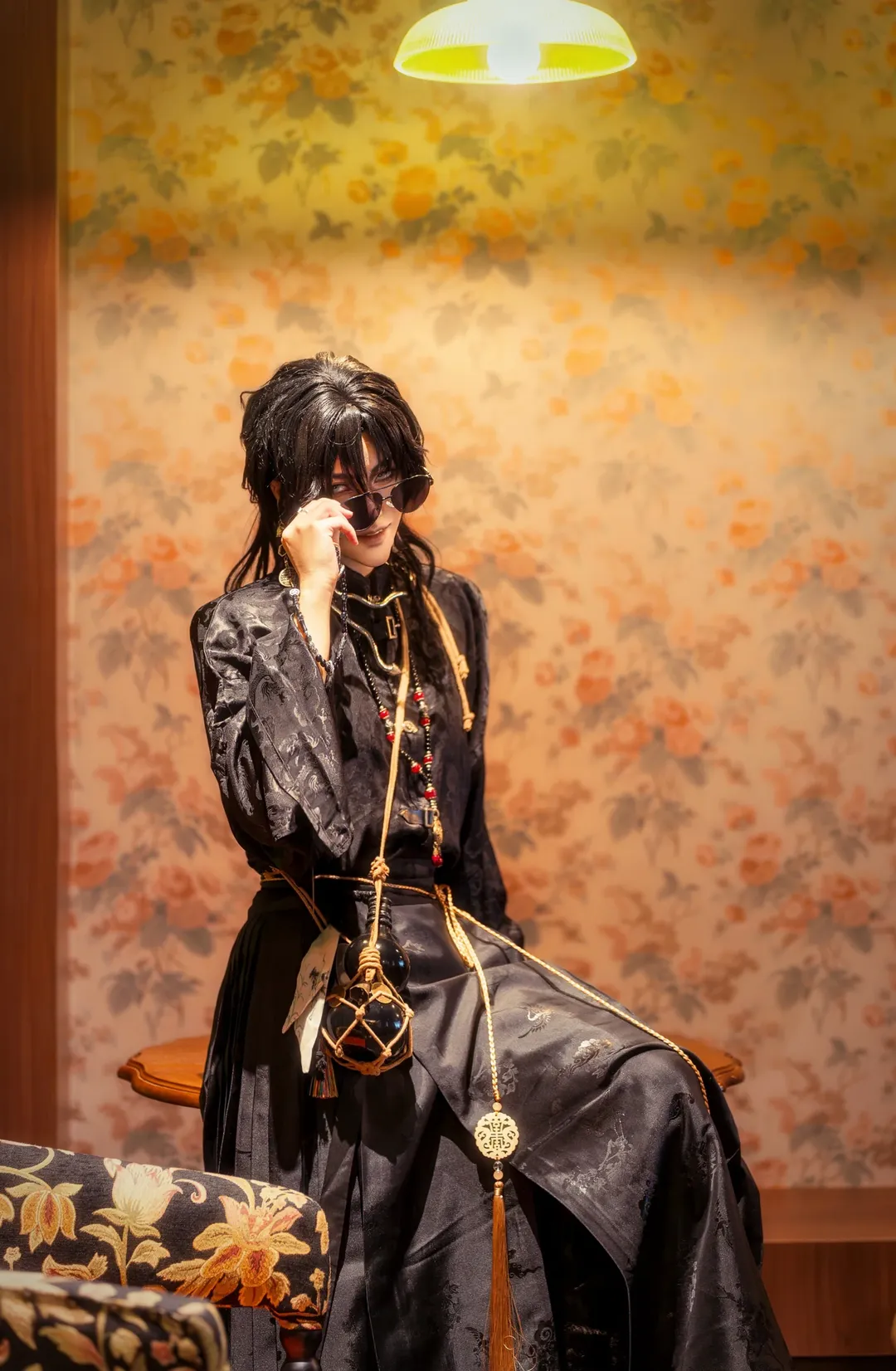 cosplay摄影, 国风妆造, 黑瞎子cos, 盗墓笔记, 中山约拍 - 第7张