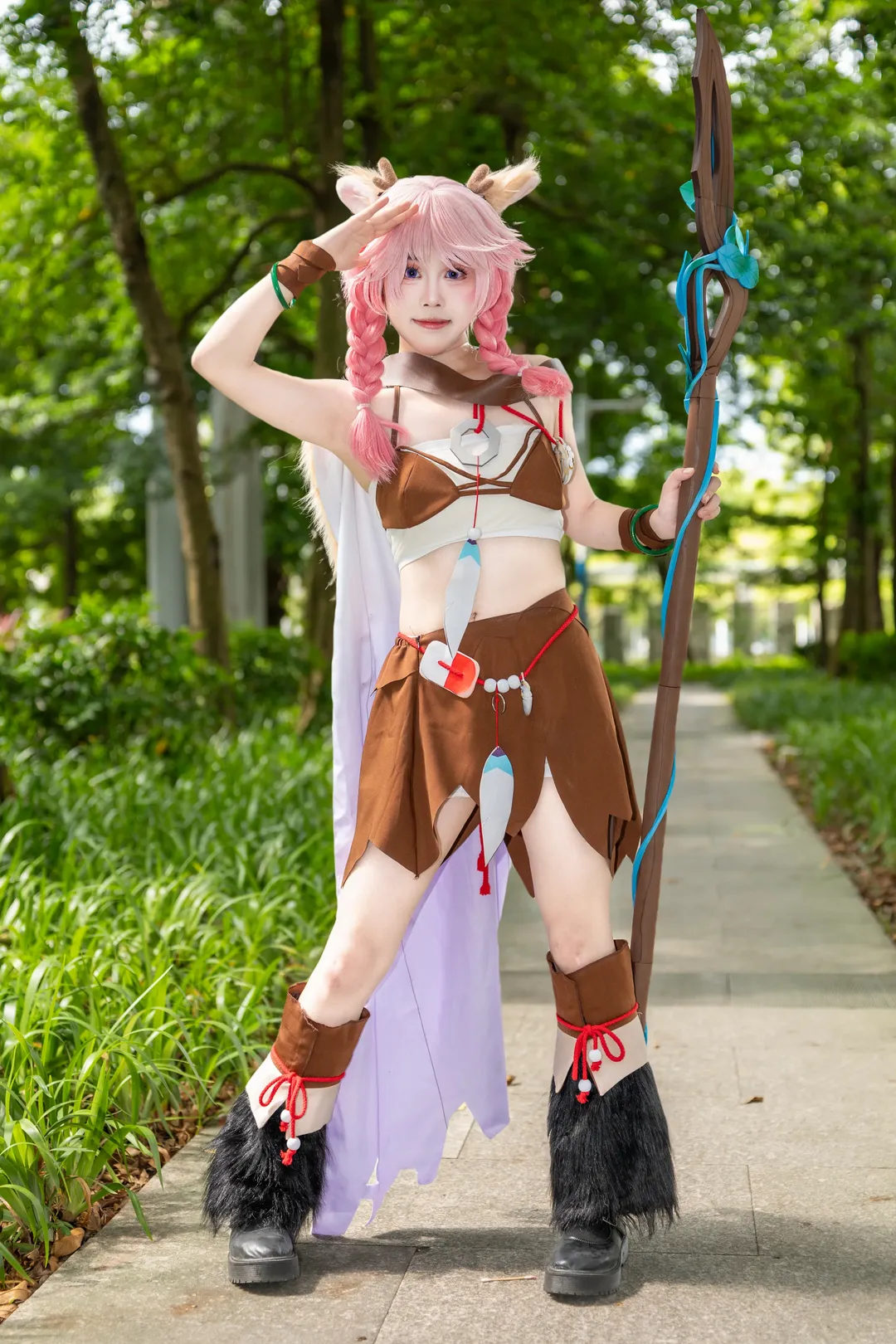 漫展返图, 王者荣耀, 人像摄影, 户外cosplay, 瑶cos