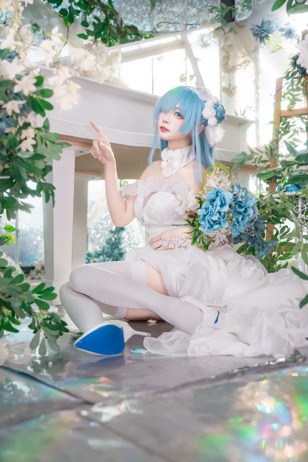 アズールレーン, 二次元コスプレ, ヤヌス コスプレ, 花嫁写真, 清新な写真 - 1枚目