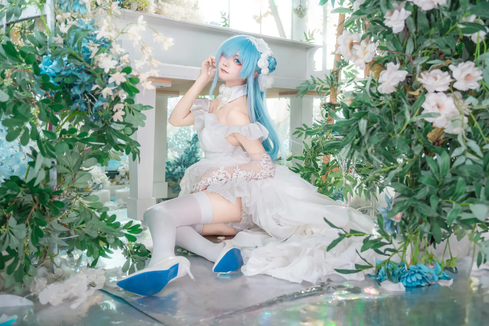 アズールレーン, 二次元コスプレ, ヤヌス コスプレ, 花嫁写真, 清新な写真 - 2枚目