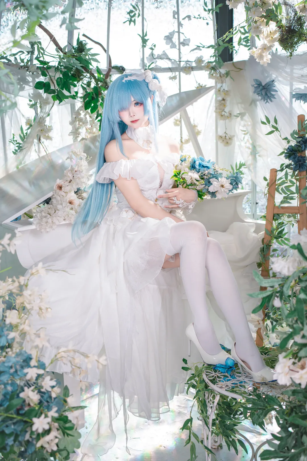 アズールレーン, 二次元コスプレ, ヤヌス コスプレ, 花嫁写真, 清新な写真 - 4枚目