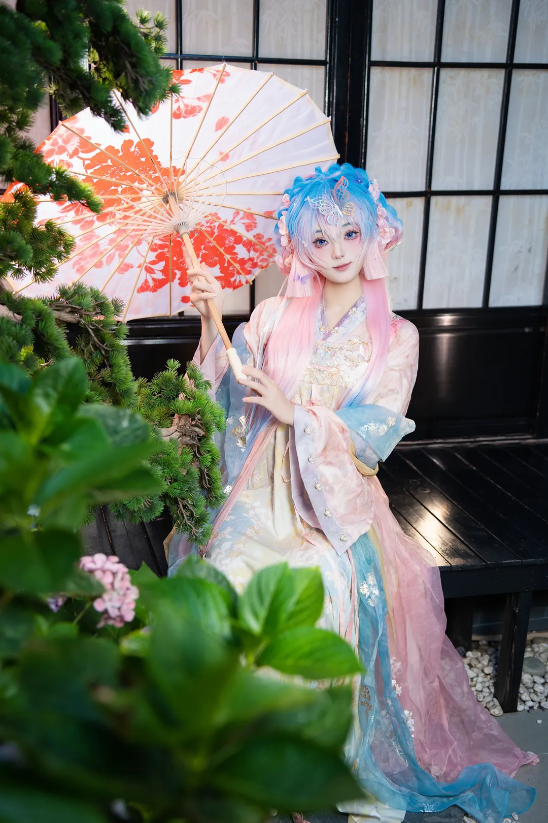 Anime-style photography, Traditional style cosplay, Tang Wutong cosplay, Japanese style photoshoot, Soul Land 2