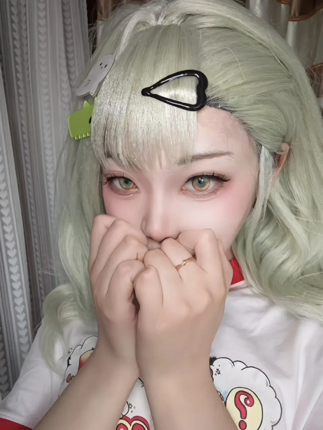 ゼンレスゾーンゼロ, 千夏 コスプレ, 二次元メイク, ミントグリーンのウィッグ, コスプレメイク - 2枚目
