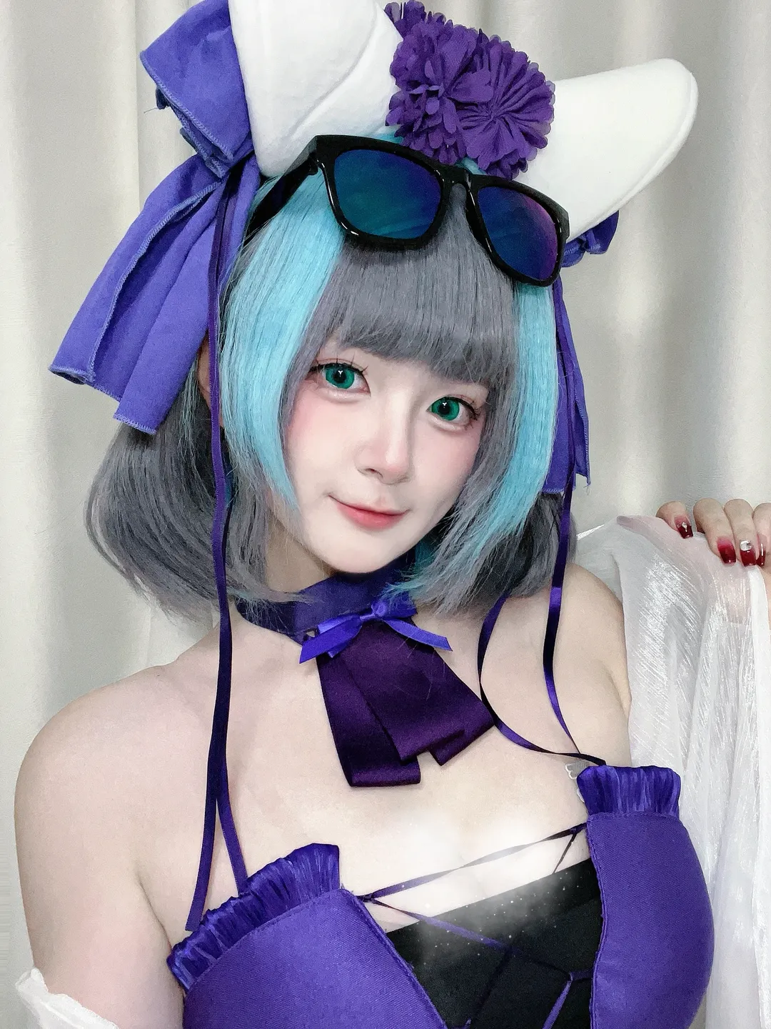 二次元, cosplay, 柴郡cos, 碧蓝航线, 试妆 - 第1张