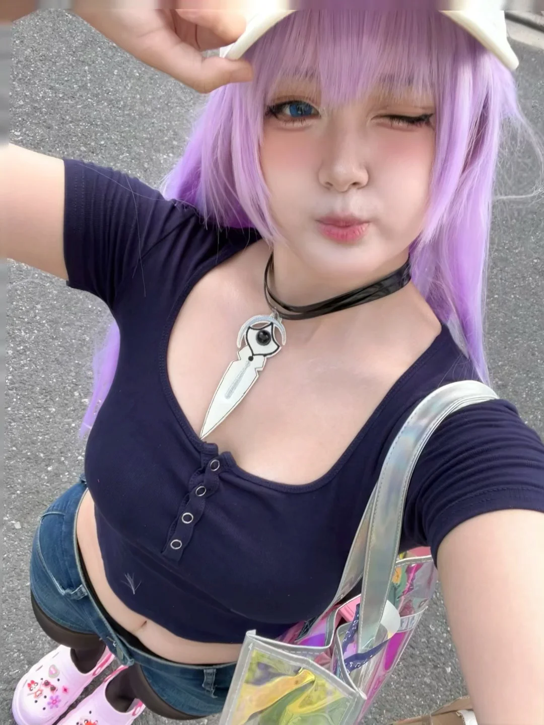 二次元穿搭, 碧蓝航线cosplay, coser日常, 假发, 完工拍摄