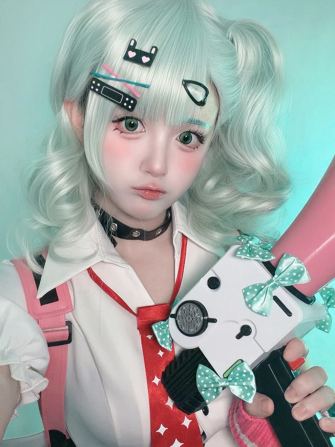 絕區零, 二次元少女, Cosplay分享, 千夏cos, 薄荷綠雙馬尾