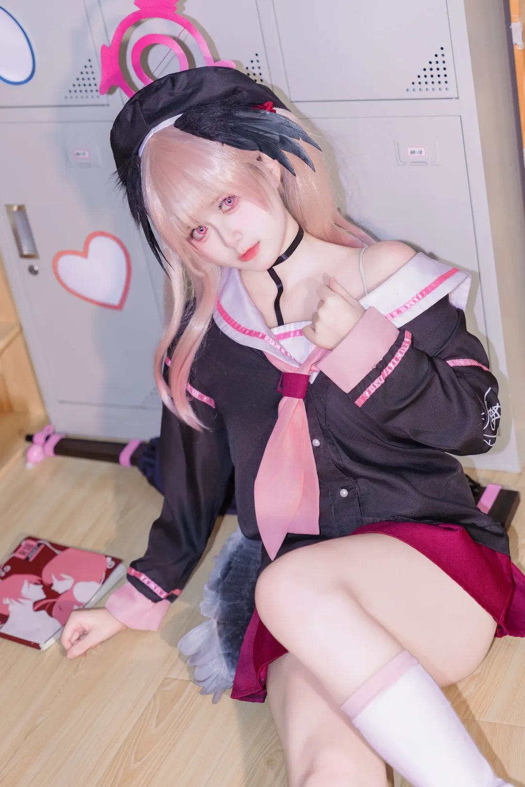蔚蓝档案, 二次元cosplay, 下江小春cos, 水手服穿搭, 六一儿童节