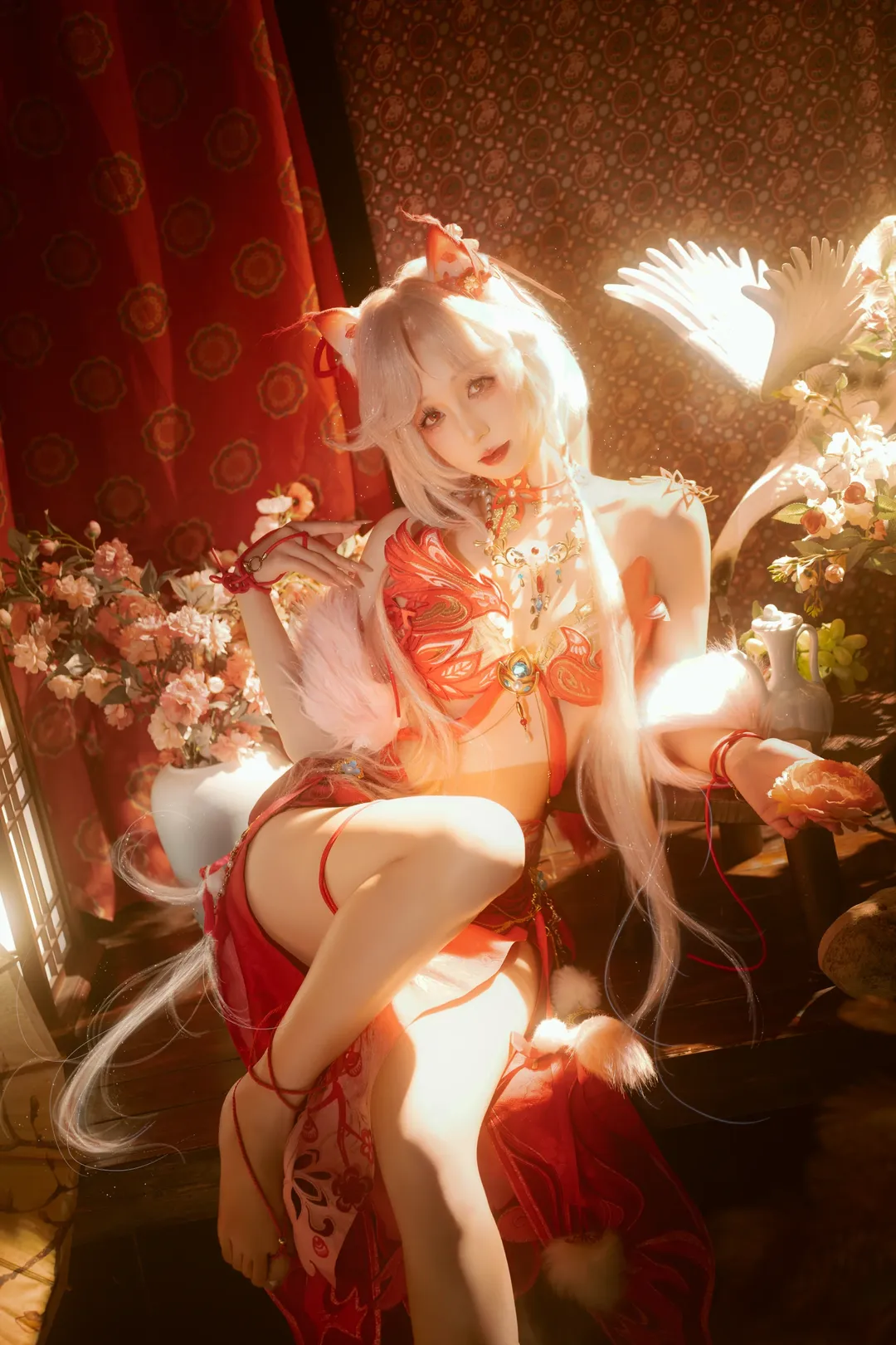 cosplay, 二次元摄影, 玉玲珑cos, 永劫无间, 喜缘红线