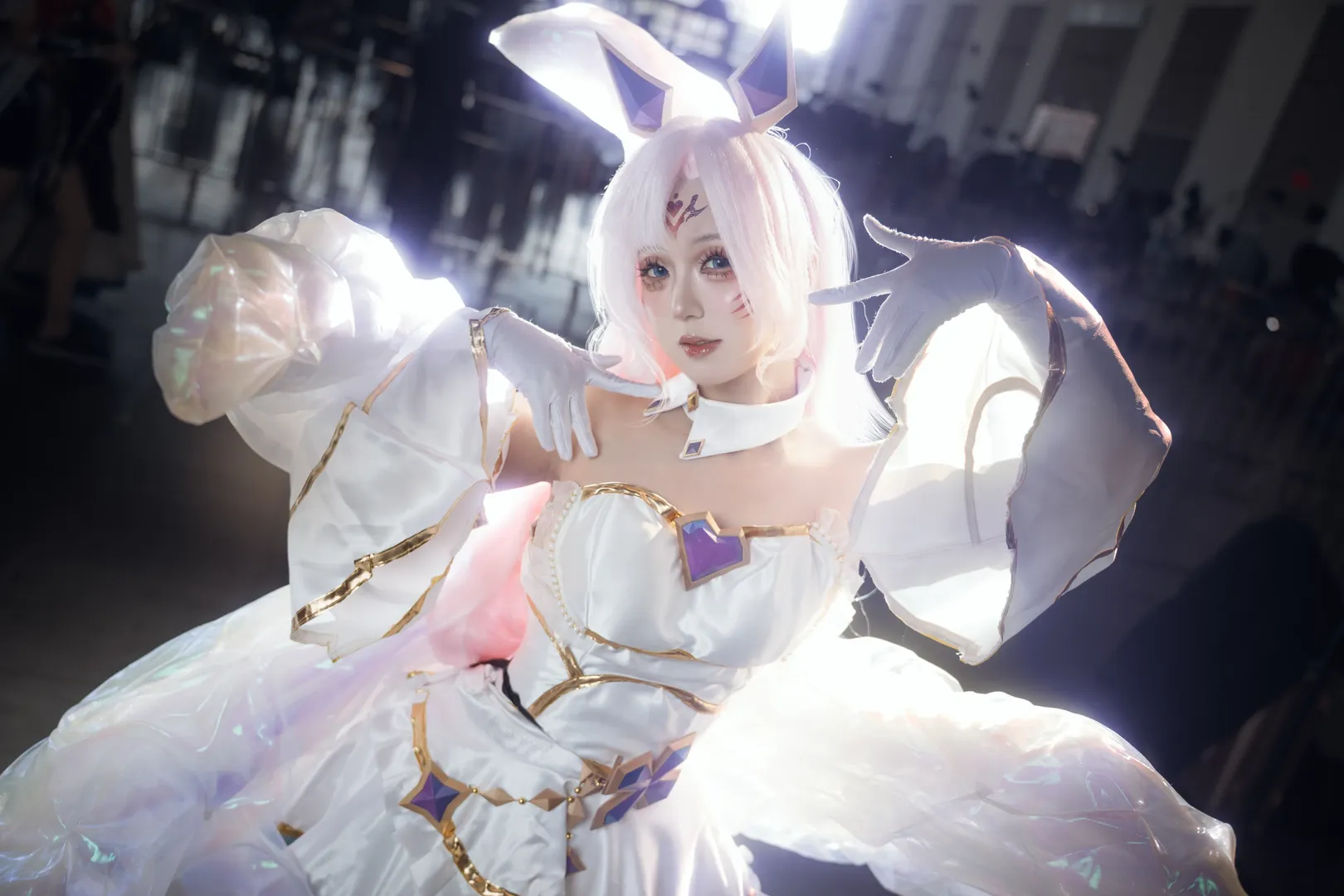 cosplay, 阿狸cos, 金铲铲之战, 香水宝石阿狸, 至臻香水宝石不朽阿狸