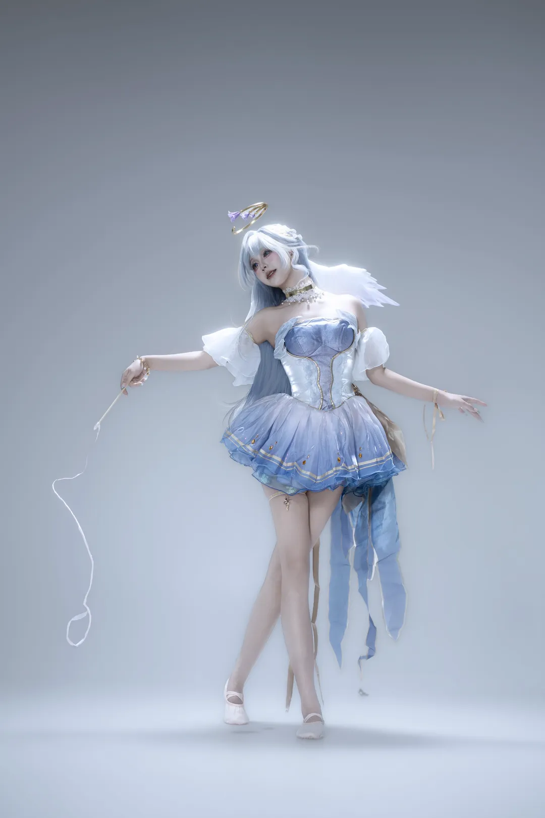 崩坏星穹铁道, 知更鸟cos, 圣心咏叹调, cosplay穿搭, 白棚摄影