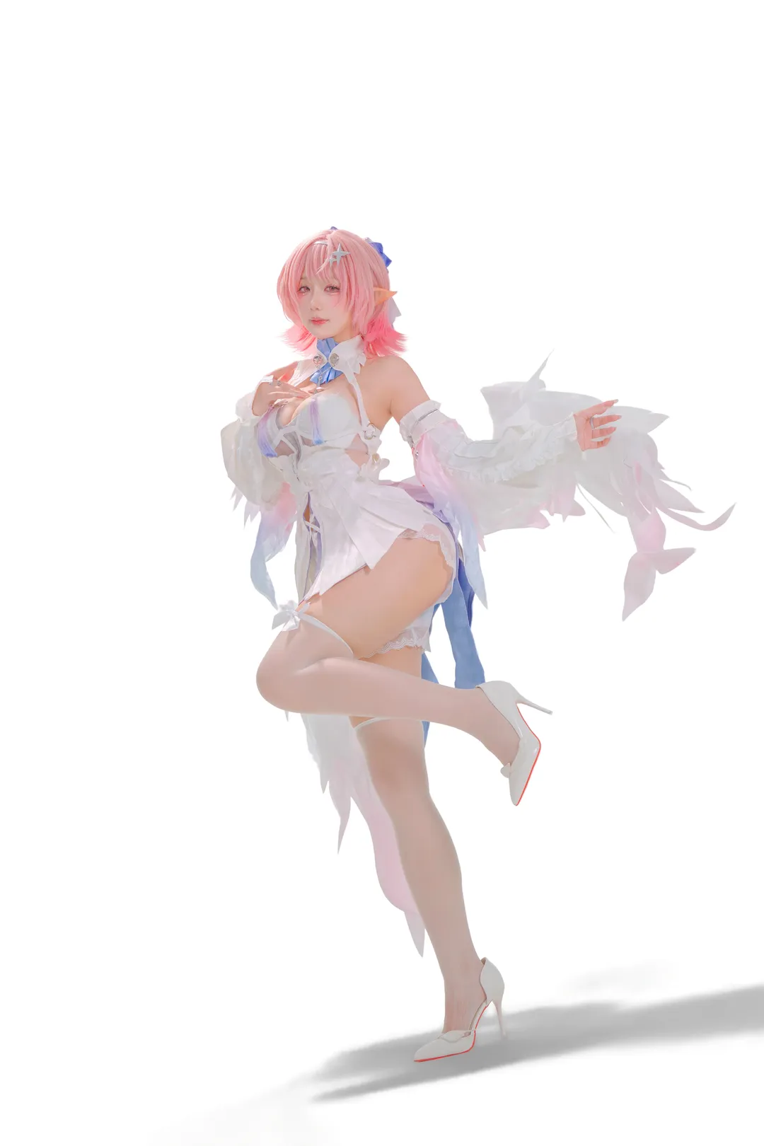 絕區零, cosplay, 白絲, 夢幻穿搭, 蕾米埃爾cos