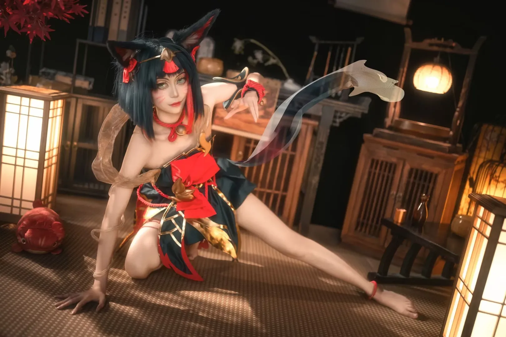 Genshin Impact, cosplay, Yun Jin cosplay, Xiangling cosplay, Tingyun cosplay - Image 3