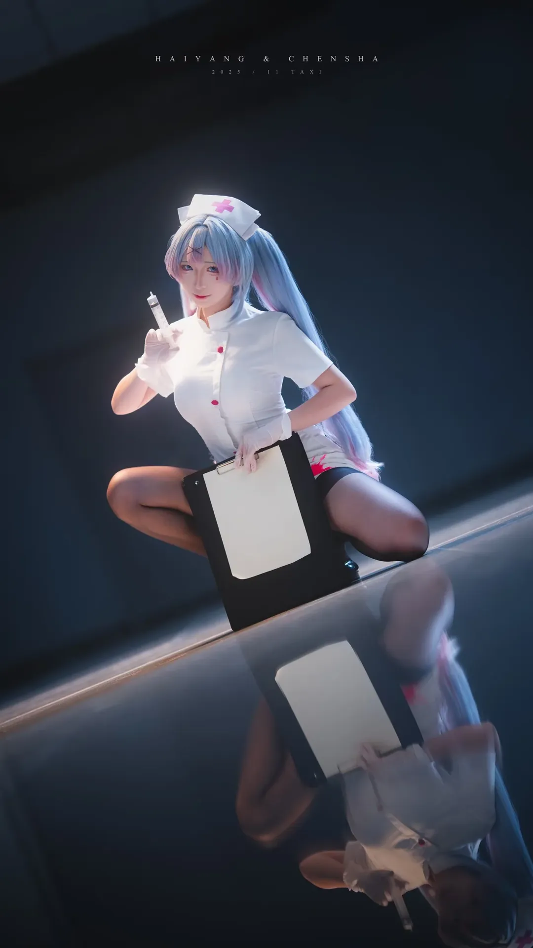 コスプレ, イベント写真, 黒ストッキング, 二次元写真, ナースコスプレ - 3枚目