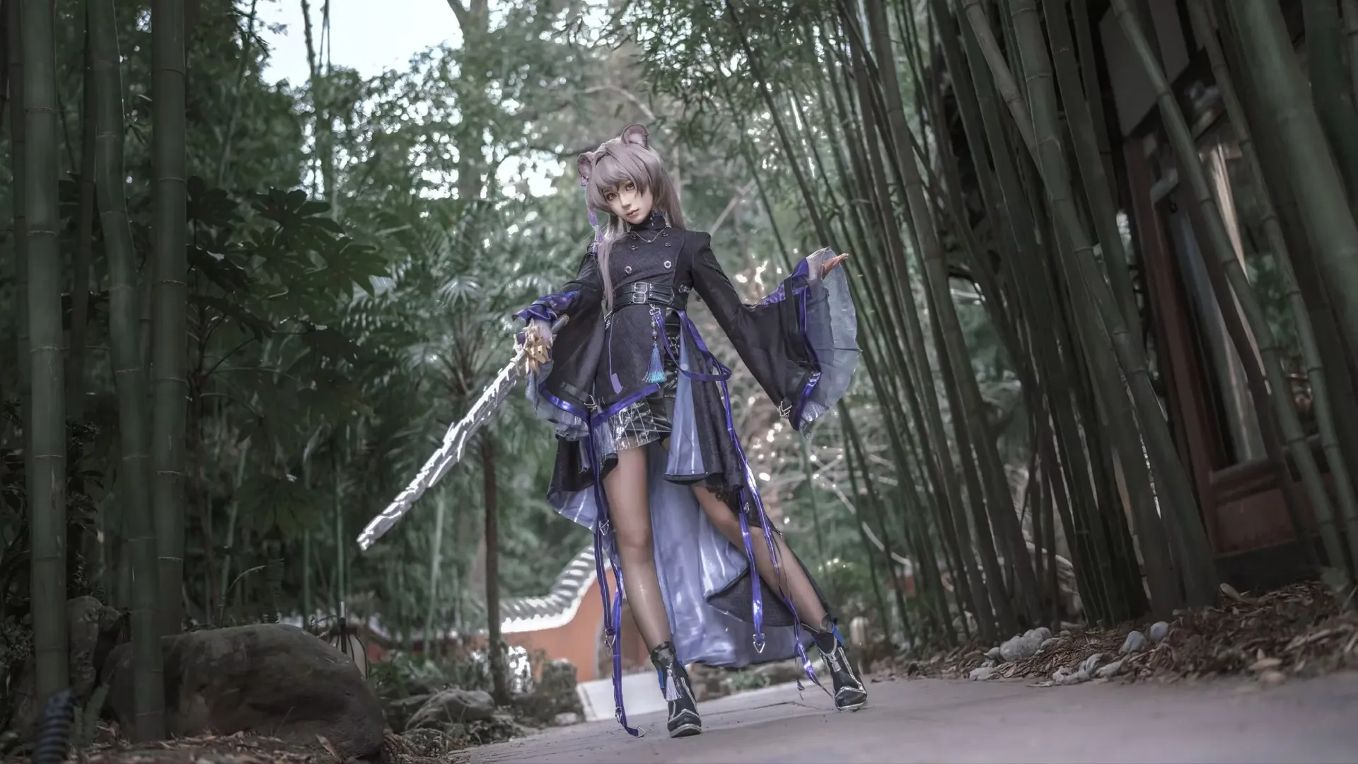 Chinese-style cosplay, Xuenü and Gao Jianli cosplay, JX3, Chinese-style Lolita, Bamboo forest portrait - Image 1