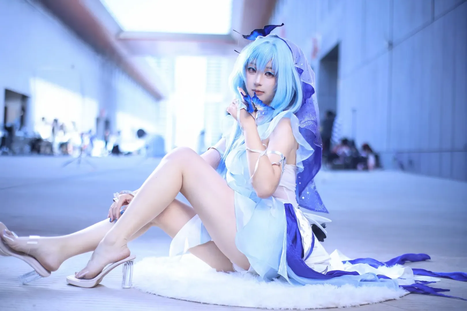 原神, 甘雨cos, 漫展返圖, 二次元cosplay, 清冷風攝影 - 第1張
