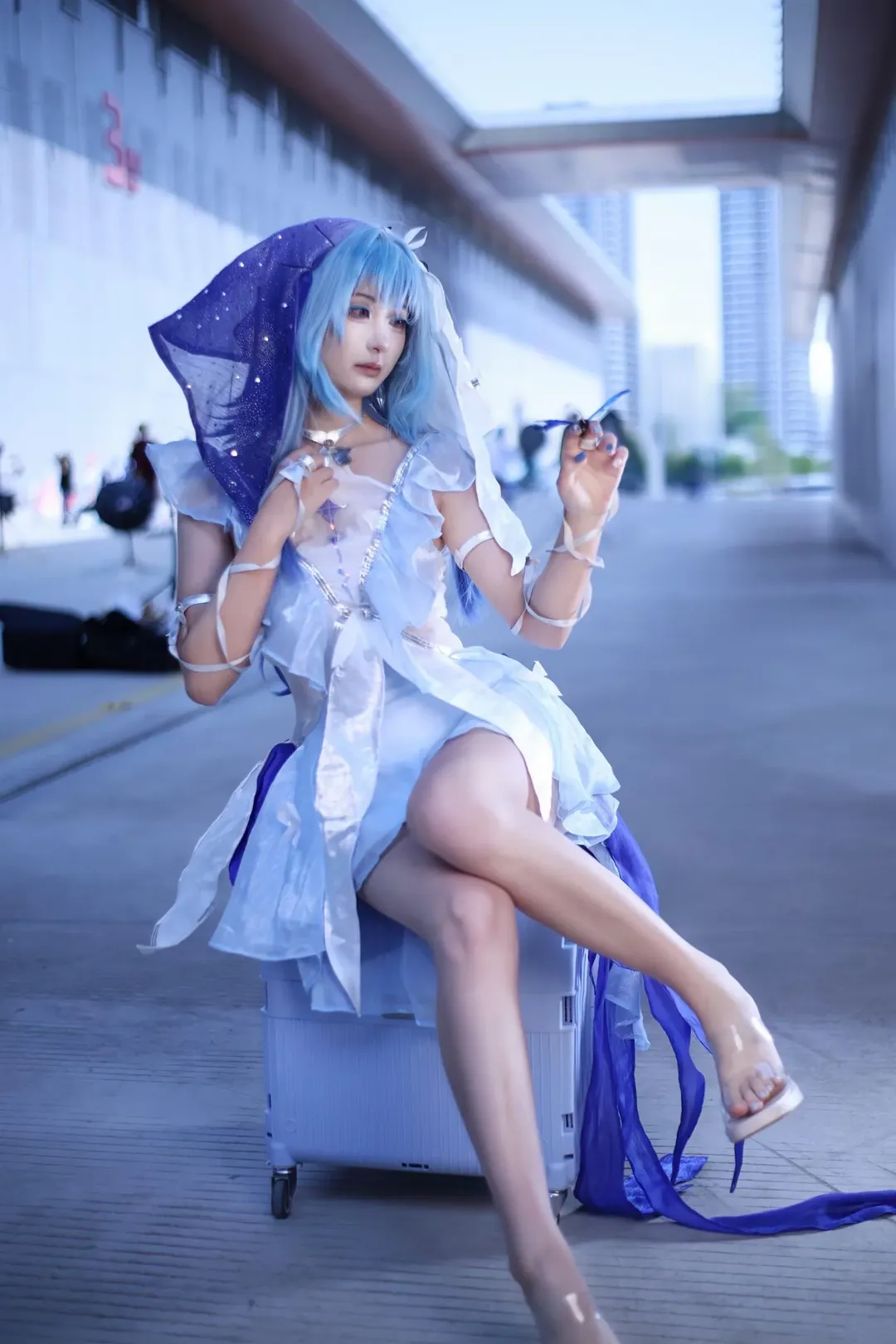 原神, 甘雨cos, 漫展返圖, 二次元cosplay, 清冷風攝影 - 第5張