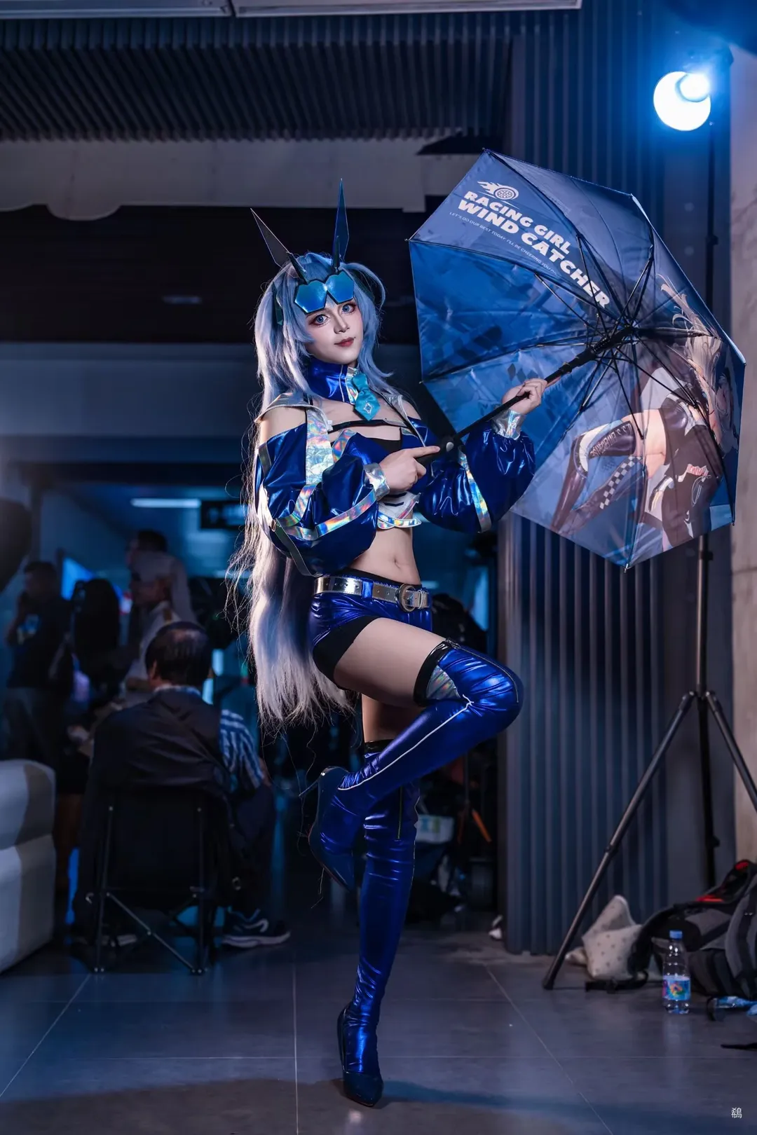 漫展返图, cosplay摄影, 无期迷途, 刹雨cos, 亮面丝袜 - 第2张