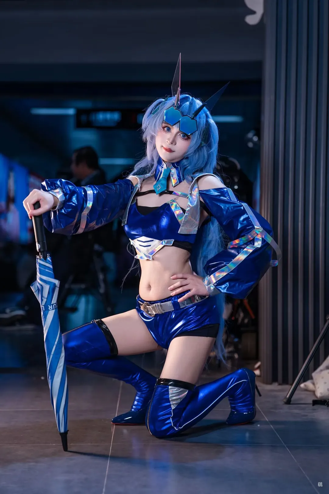 漫展返图, cosplay摄影, 无期迷途, 刹雨cos, 亮面丝袜 - 第4张