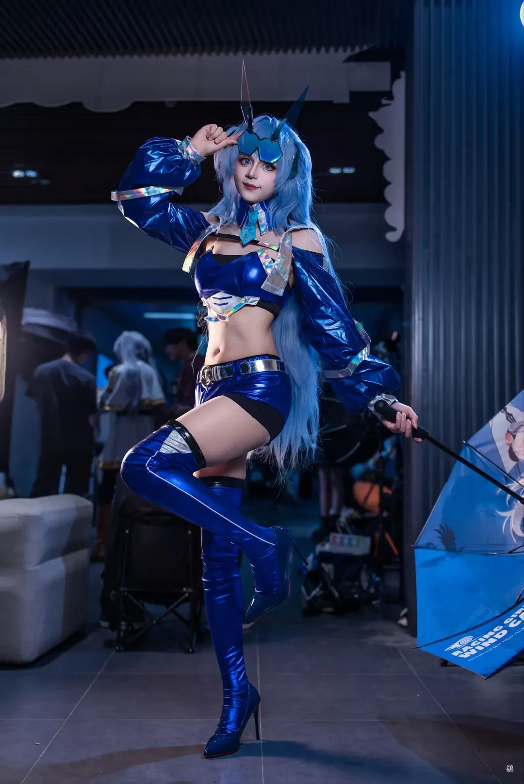漫展返图, cosplay摄影, 无期迷途, 刹雨cos, 亮面丝袜 - 第5张