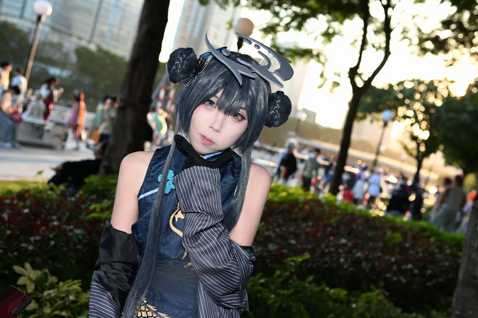 妃咲cos, 碧蓝档案, 二次元cosplay, CICF漫展, 红底高跟鞋 - 第3张
