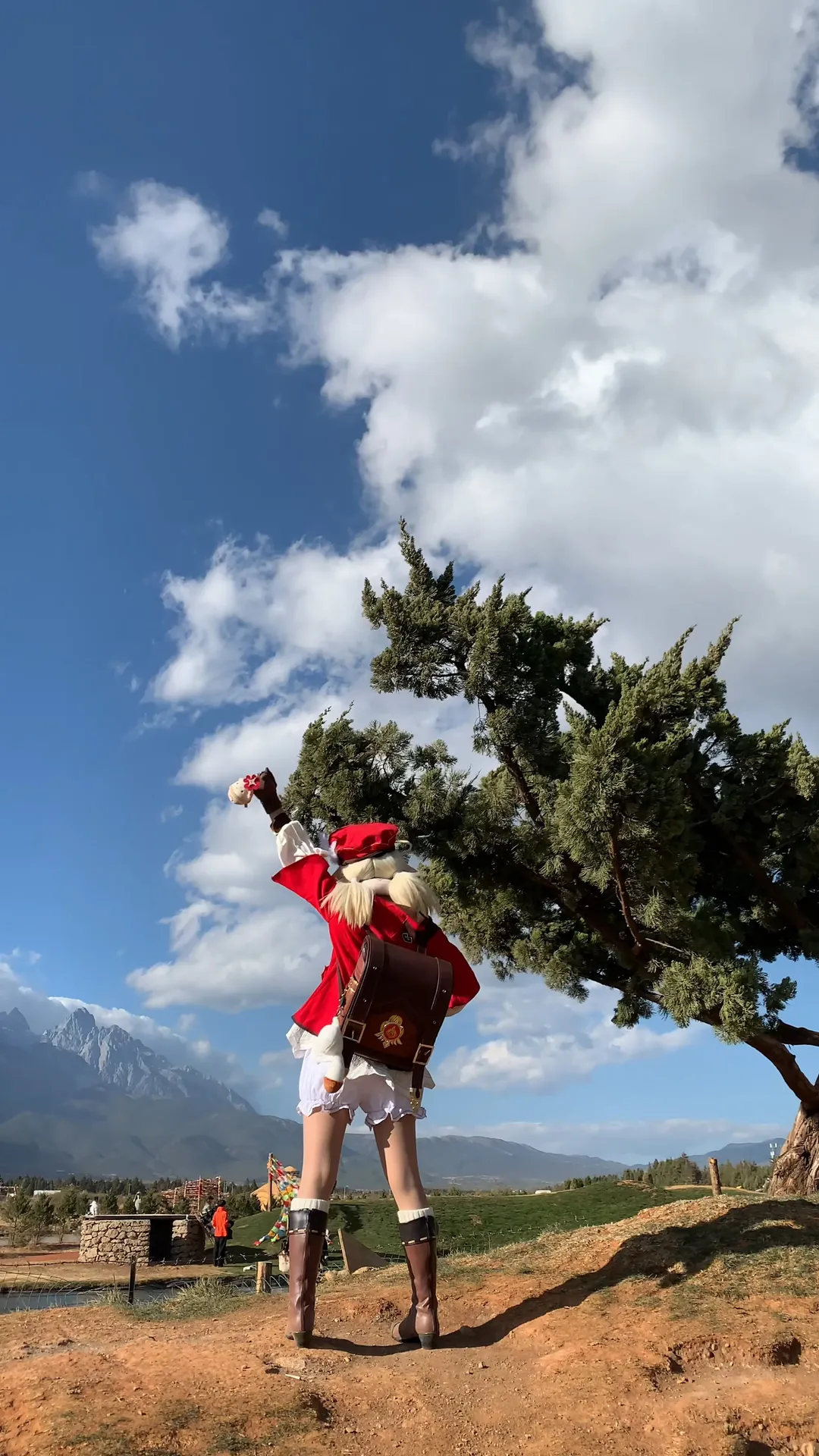 原神, 可莉cos, cosplay穿搭, 丽江旅拍, 雪山户外 - 第4张