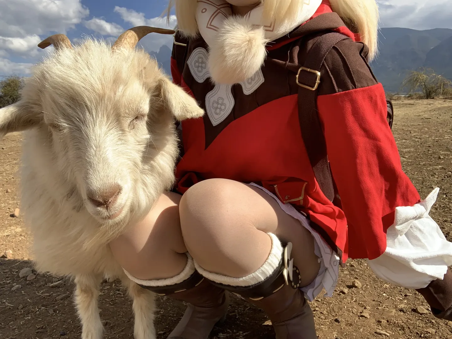 原神, 可莉cos, cosplay穿搭, 丽江旅拍, 雪山户外 - 第5张