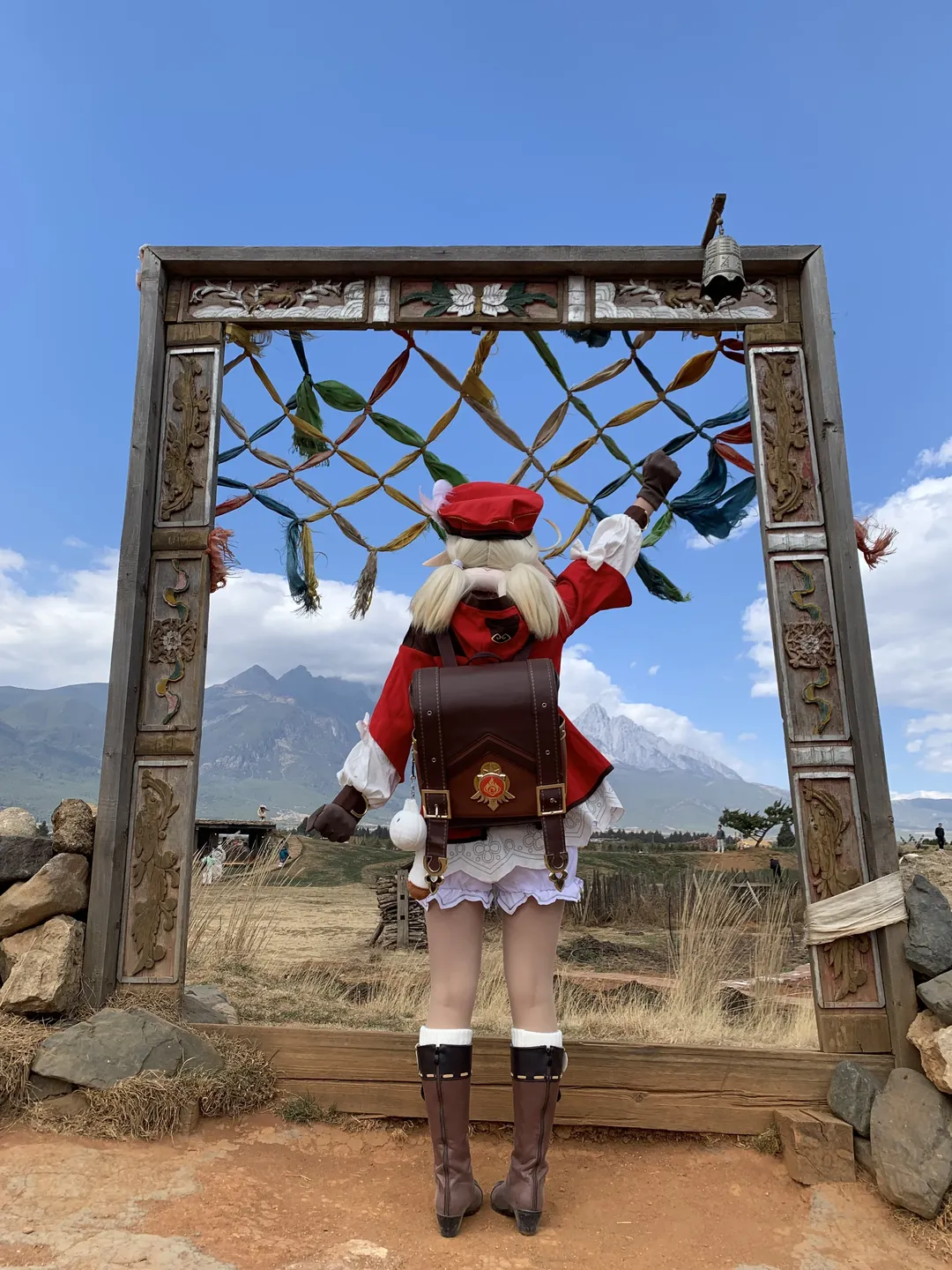 原神, 可莉cos, cosplay穿搭, 丽江旅拍, 雪山户外 - 第6张