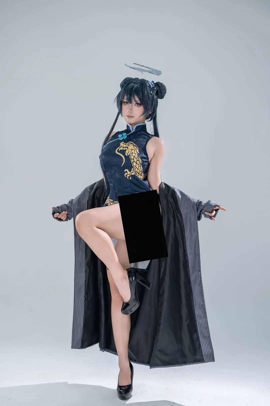 Blue Archive, Studio shoot, Ryuge Kisaki cosplay, Anime cosplay, Cheongsam cosplay