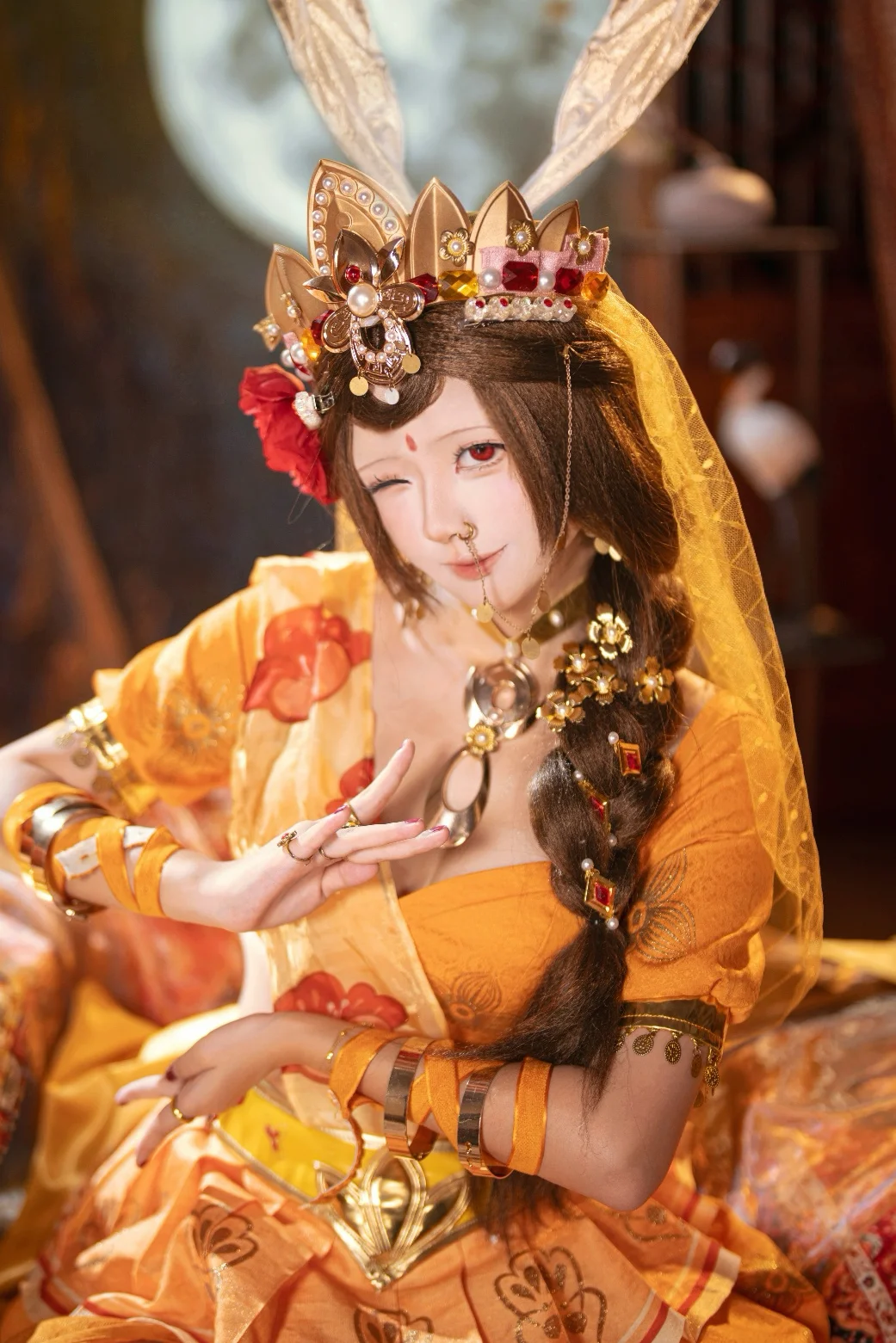 棚拍, 王者荣耀, 公孙离cos, 异域风情, cosplay摄影 - 第5张