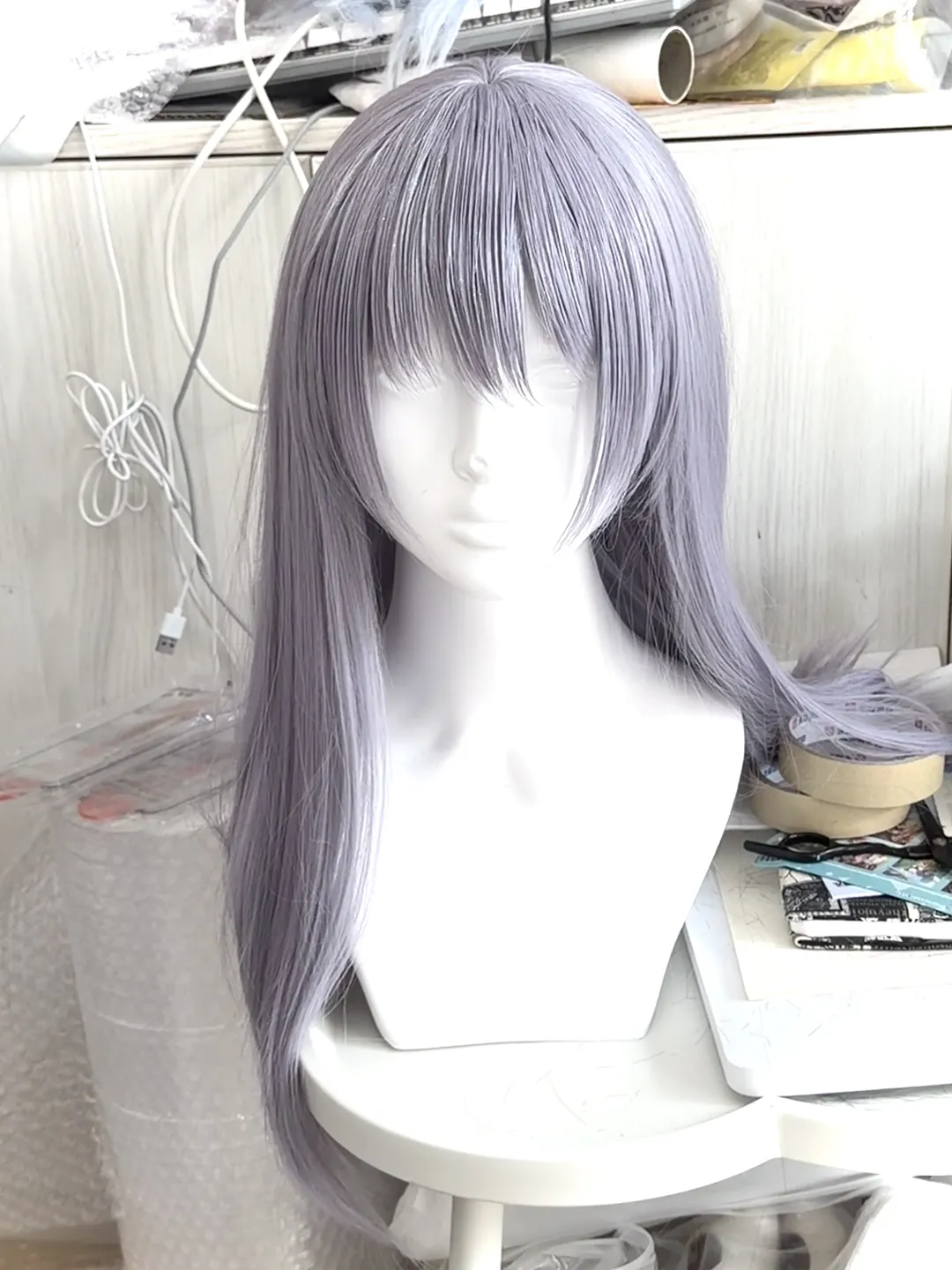 二次元メイク, コスプレウィッグ, プロセカ コスプレ, バンドリ コスプレ, 手作りスタイリング - 2枚目