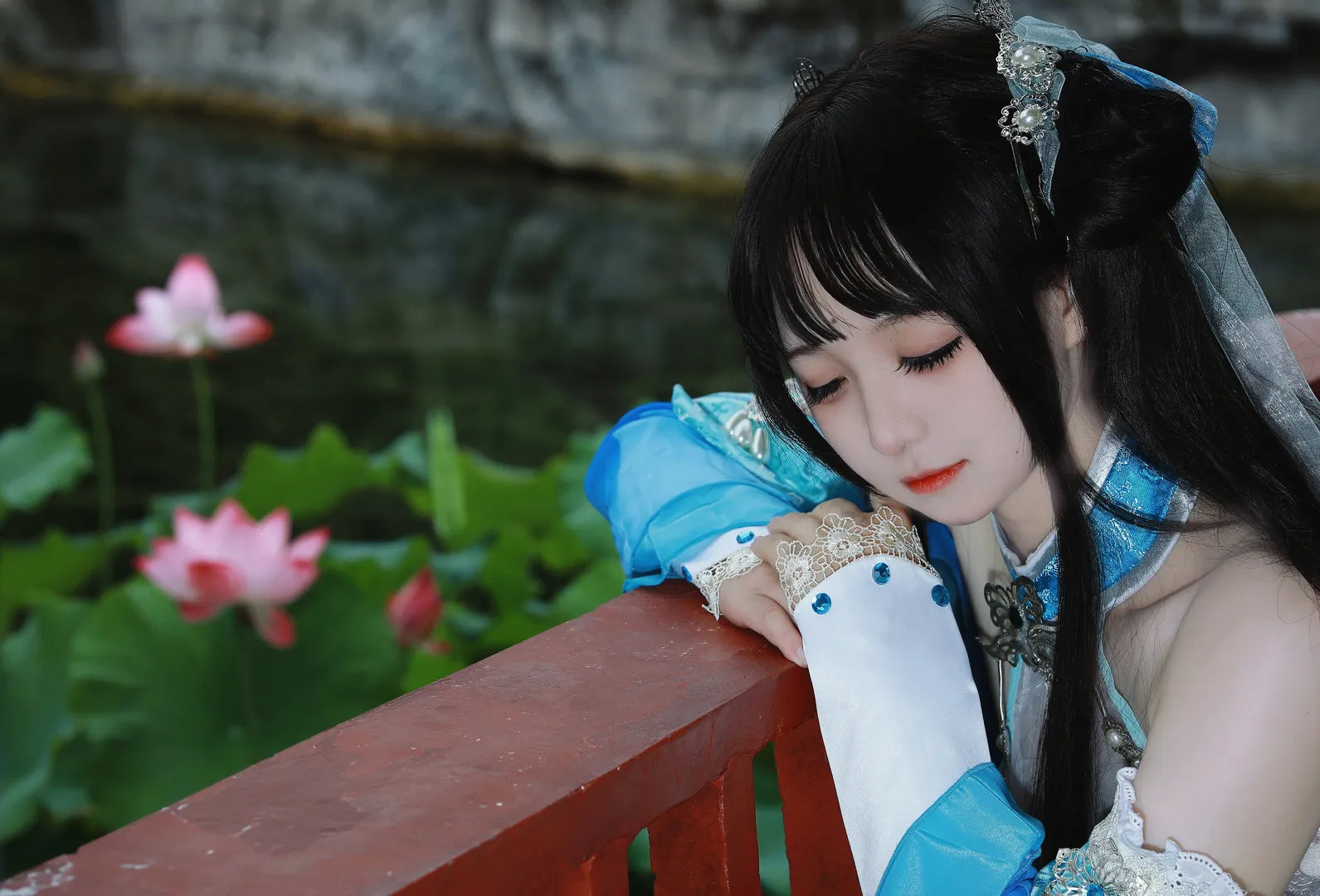 古風コスプレ, 中国風写真, 剣網3, 朔雪七秀ロリコスプレ, 七秀ロリ - 1枚目