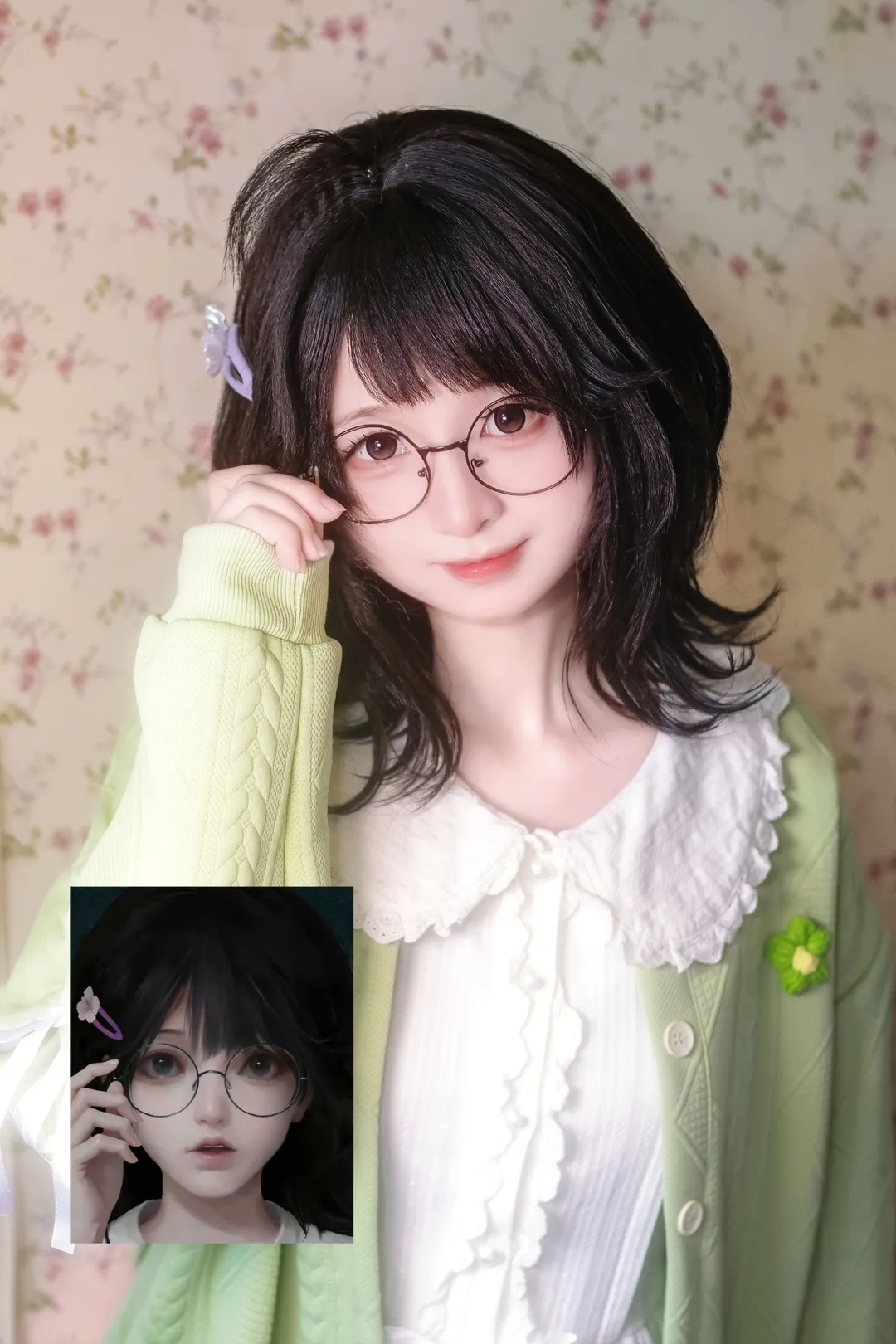 cos正片, 眼镜娘, 昙露凝cos, 纸嫁衣9, 中式恐怖cosplay - 第1张