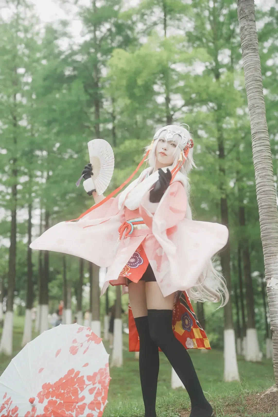 外景拍摄, 黑贞德cos, fate, 黑丝穿搭, 幼贞cos
