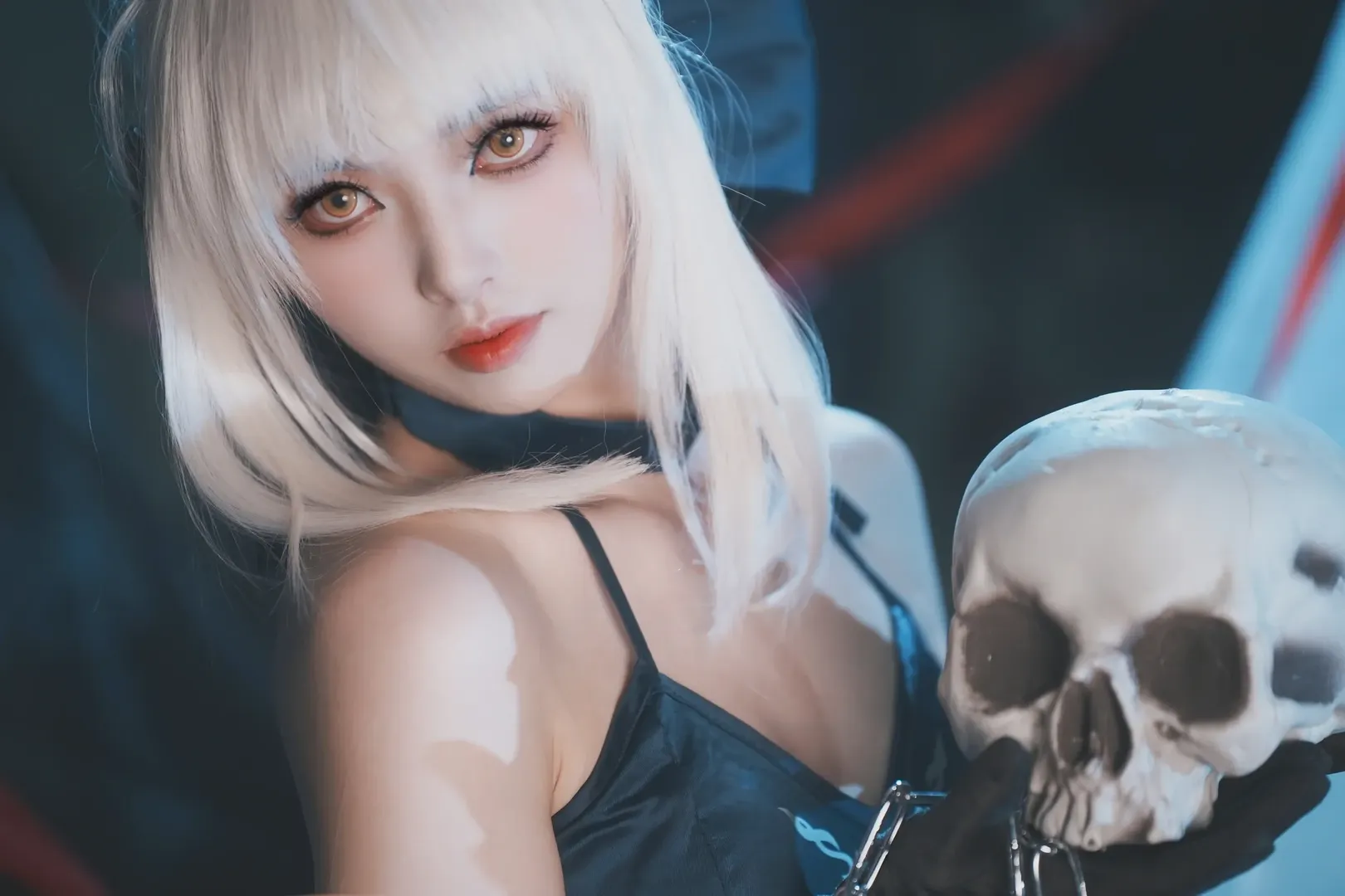 漫展返图, 阿尔托莉雅cos, Fate, 暗黑哥特, 黑呆cos - 第3张