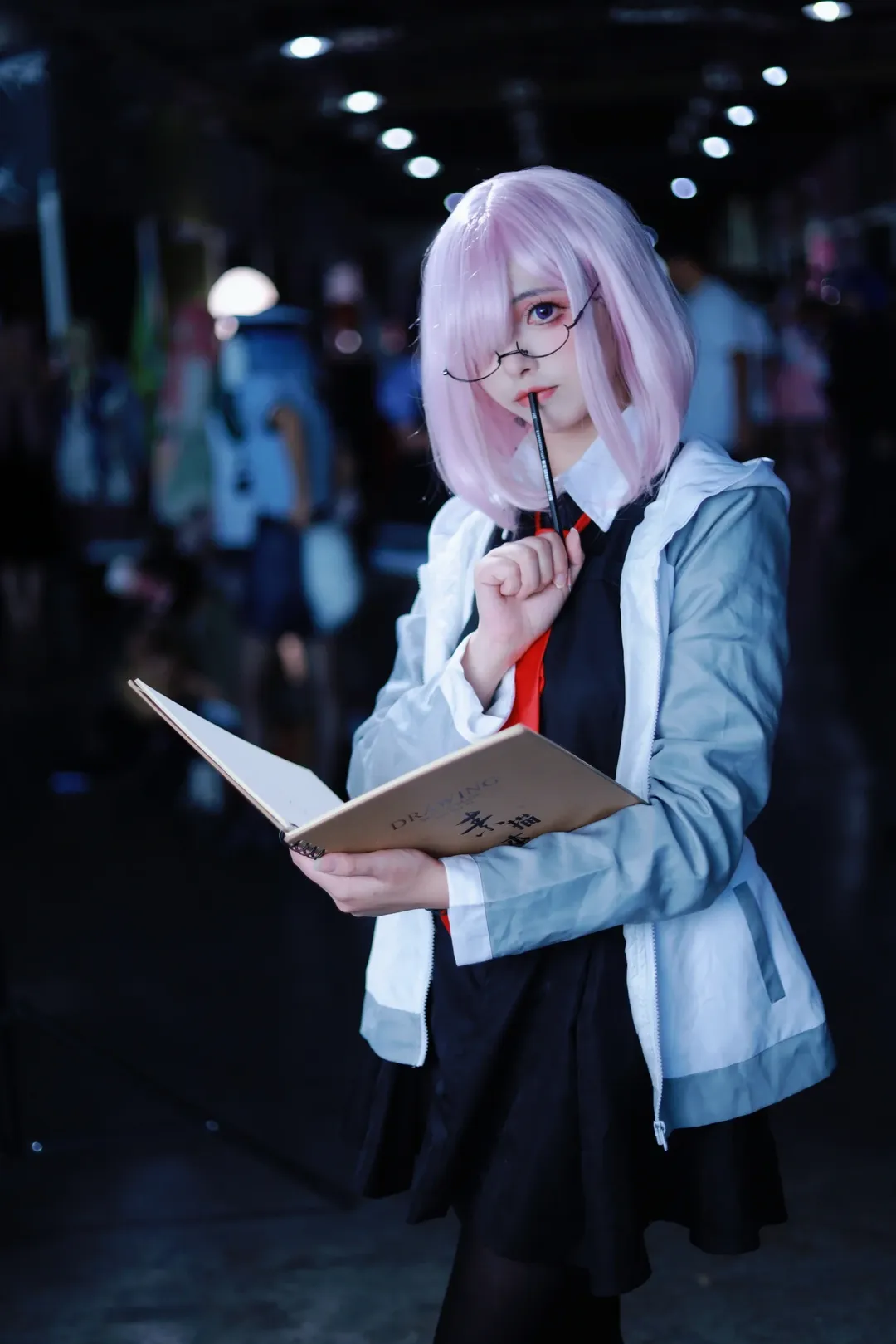 cosplay, Fate/Grand Order, 漫展场照, 黑丝, 玛修cos - 第1张
