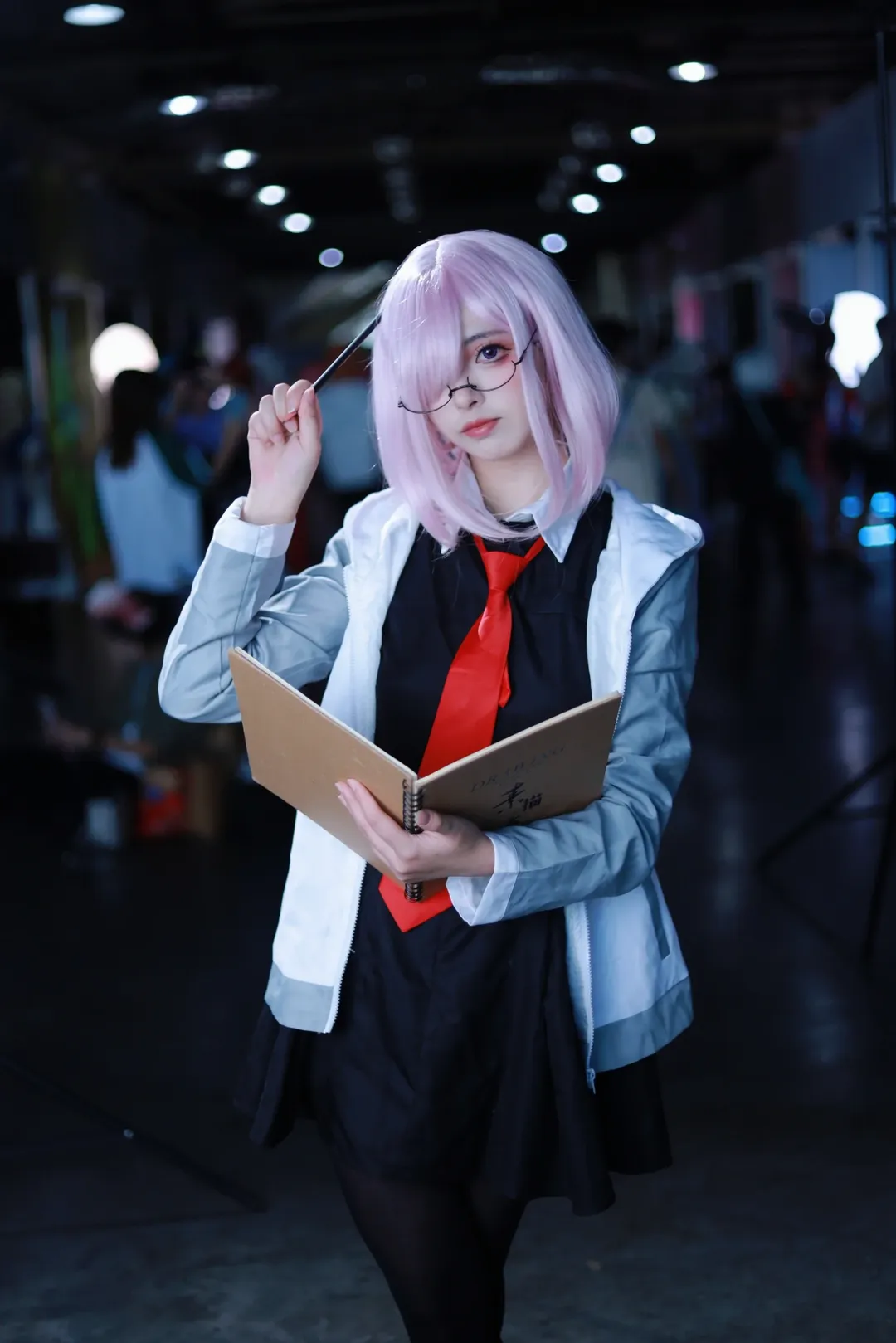 cosplay, Fate/Grand Order, 漫展场照, 黑丝, 玛修cos