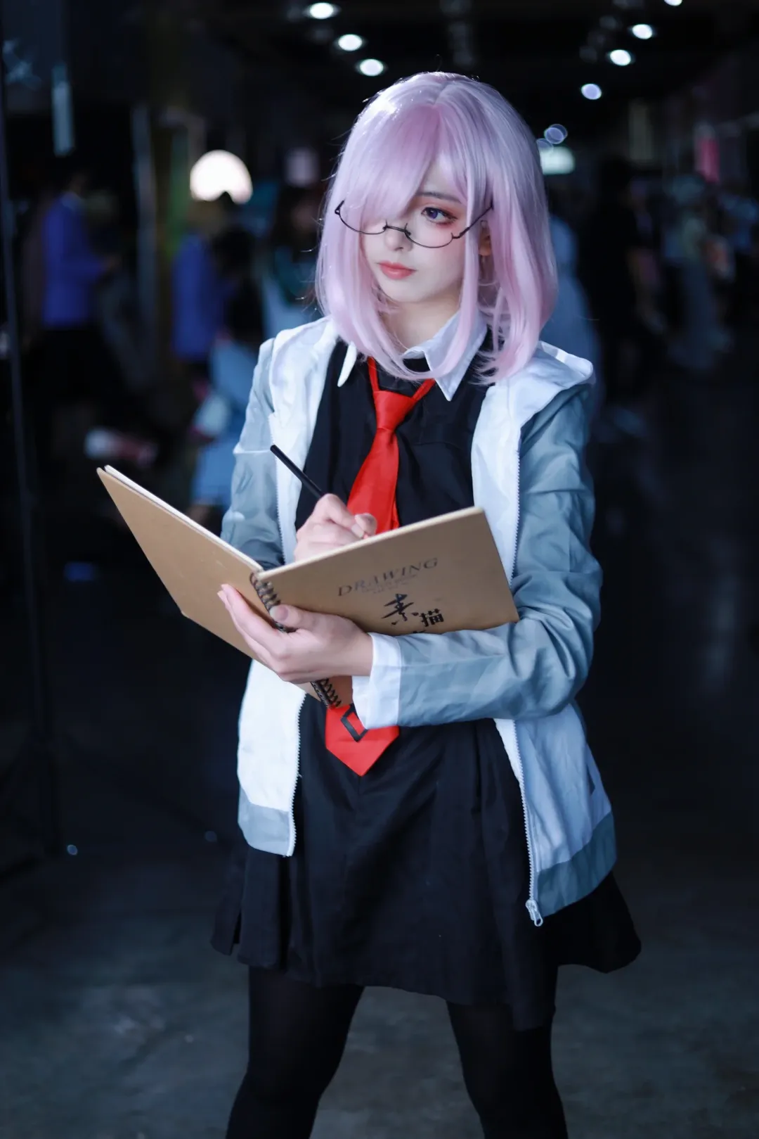 cosplay, Fate/Grand Order, 漫展场照, 黑丝, 玛修cos - 第4张