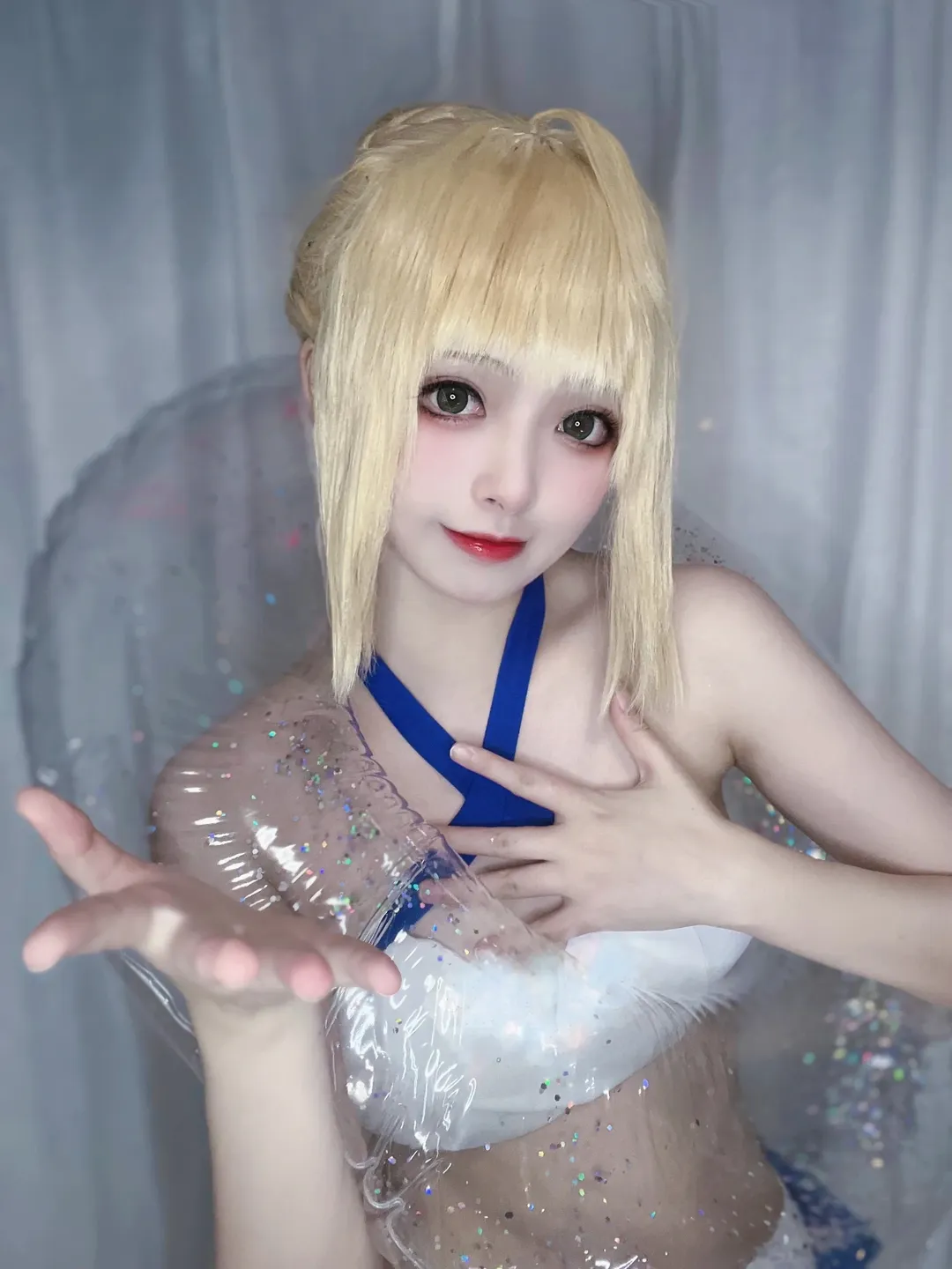 Fate/Grand Order, 阿尔托莉雅cos, 夏日泳装, cosplay摄影, 二次元外景 - 第2张