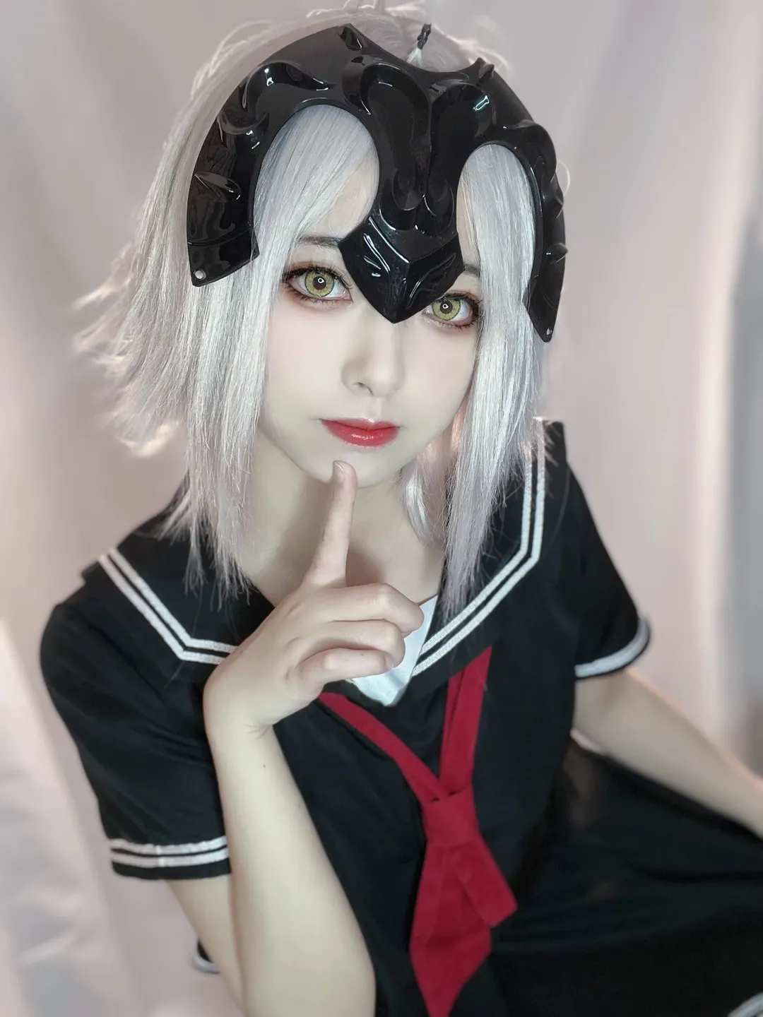 cosplay, Fate/Grand Order, JK制服, 黑貞德cos, 暗黑水手服