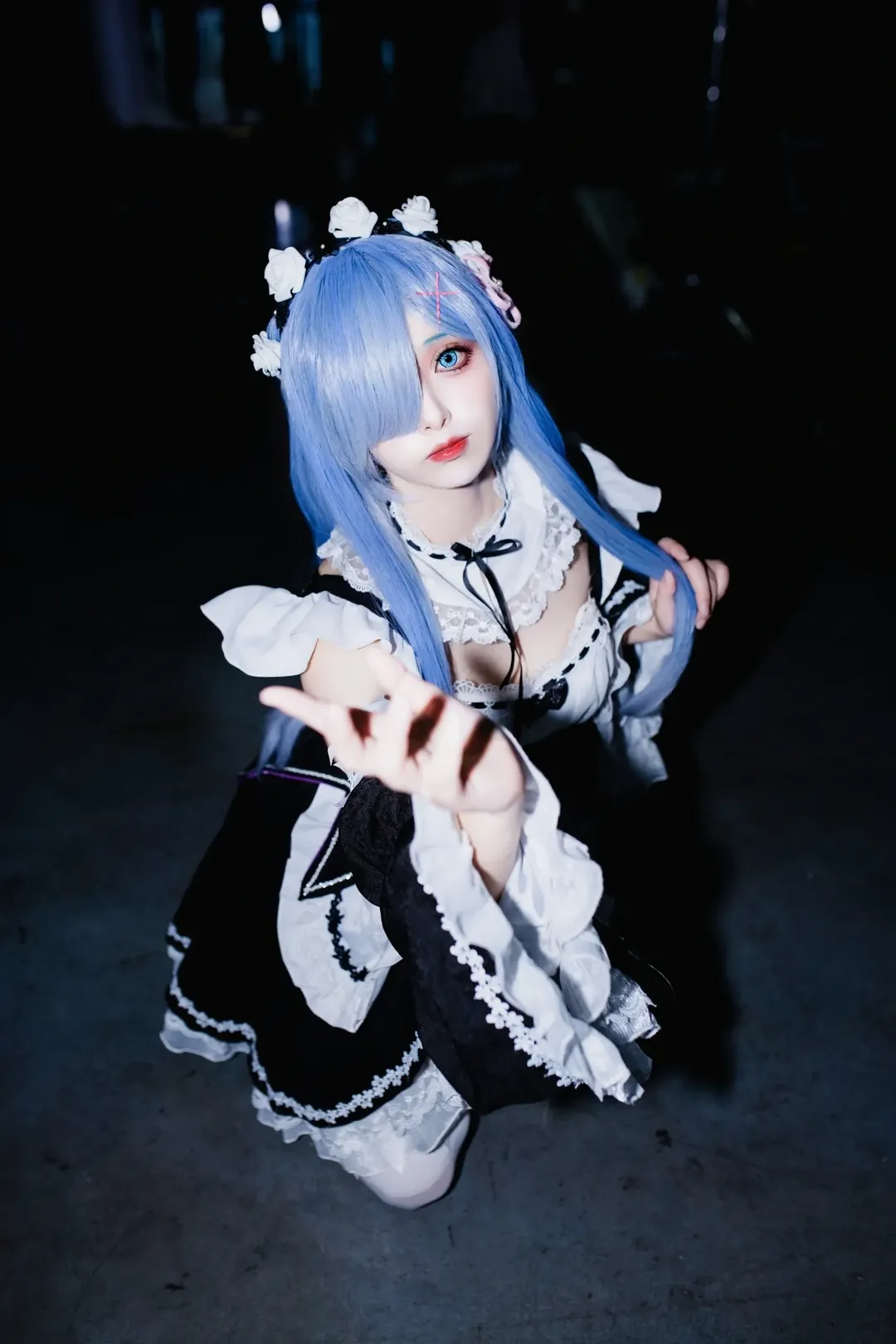 从零开始的异世界生活, 漫展场照, 白丝, cosplay分享, 雷姆cos