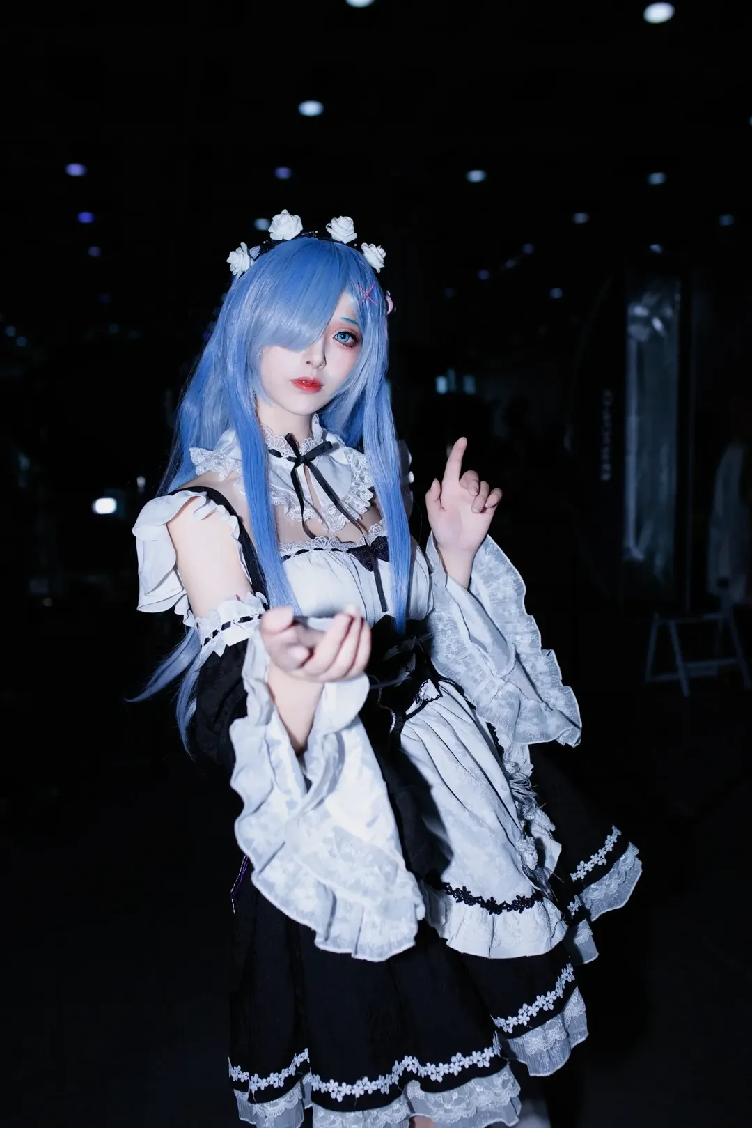 从零开始的异世界生活, 漫展场照, 白丝, cosplay分享, 雷姆cos - 第2张