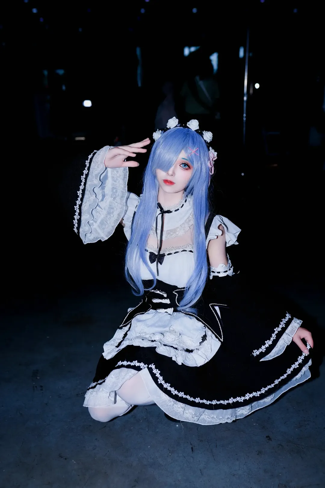 从零开始的异世界生活, 漫展场照, 白丝, cosplay分享, 雷姆cos - 第3张