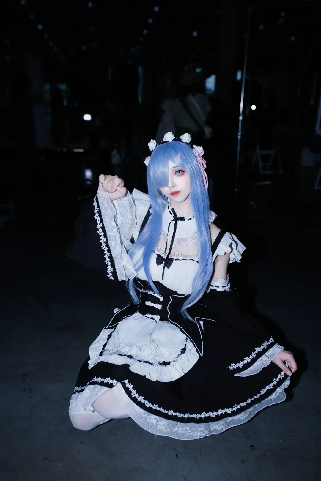 从零开始的异世界生活, 漫展场照, 白丝, cosplay分享, 雷姆cos - 第4张
