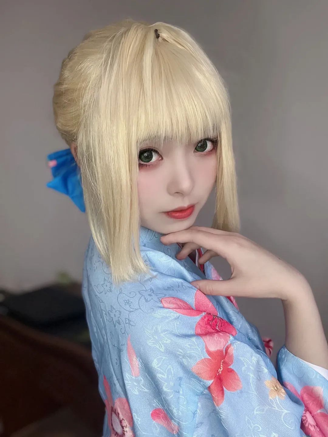 Cosplay, 二次元, Fate/Grand Order, 阿尔托莉雅cos, 和服cos - 第2张