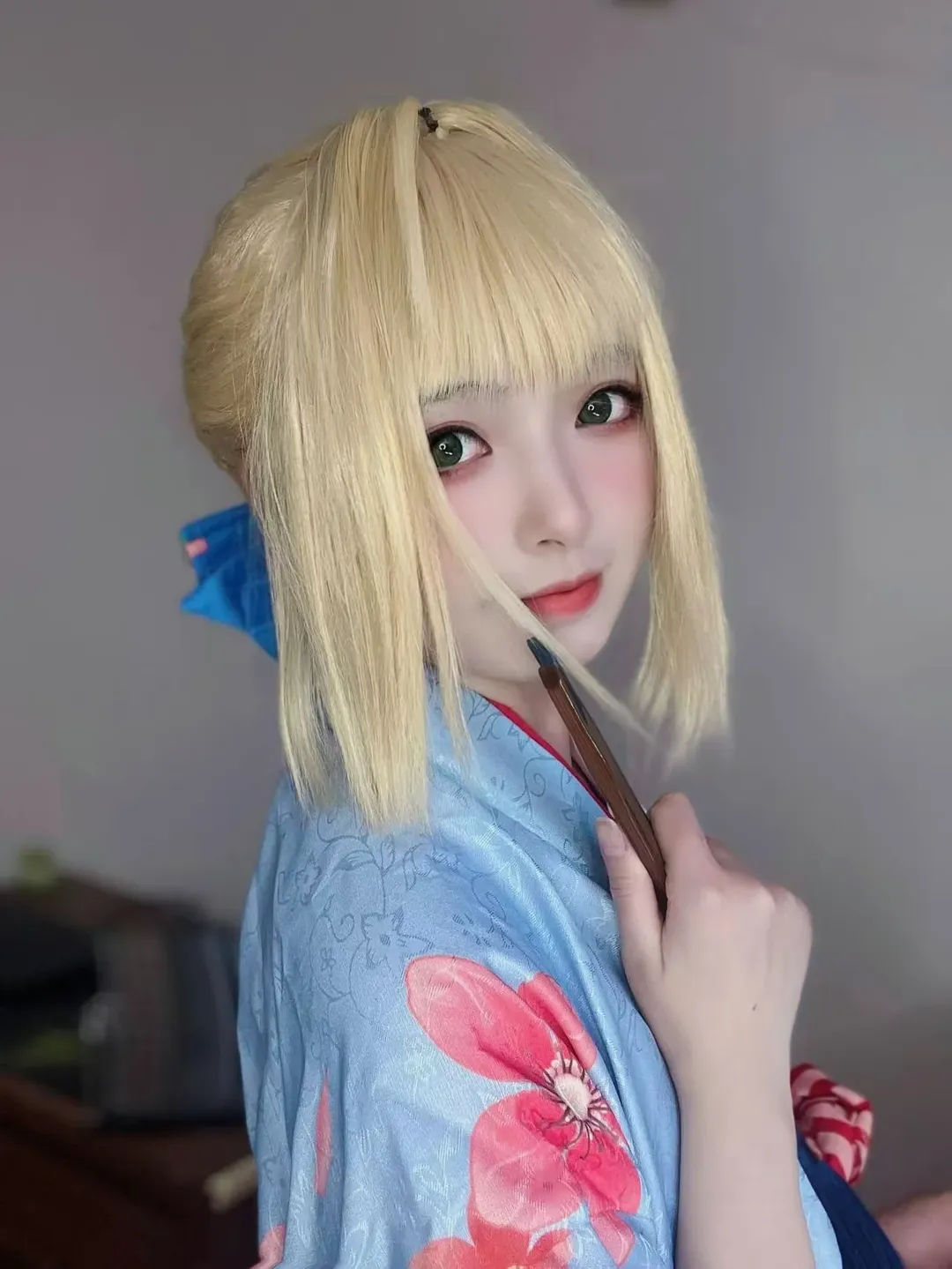 Cosplay, 二次元, Fate/Grand Order, 阿尔托莉雅cos, 和服cos - 第4张