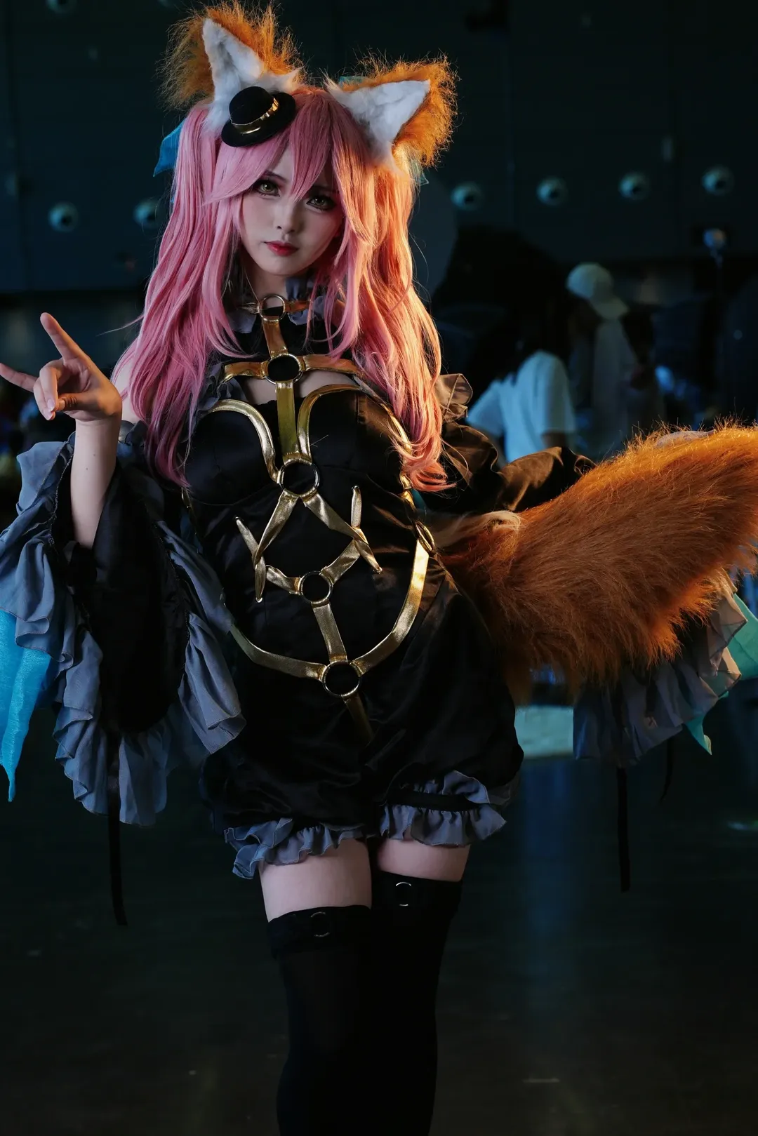 cosplay, 漫展返图, Fate, 玉藻前cos, 丝袜