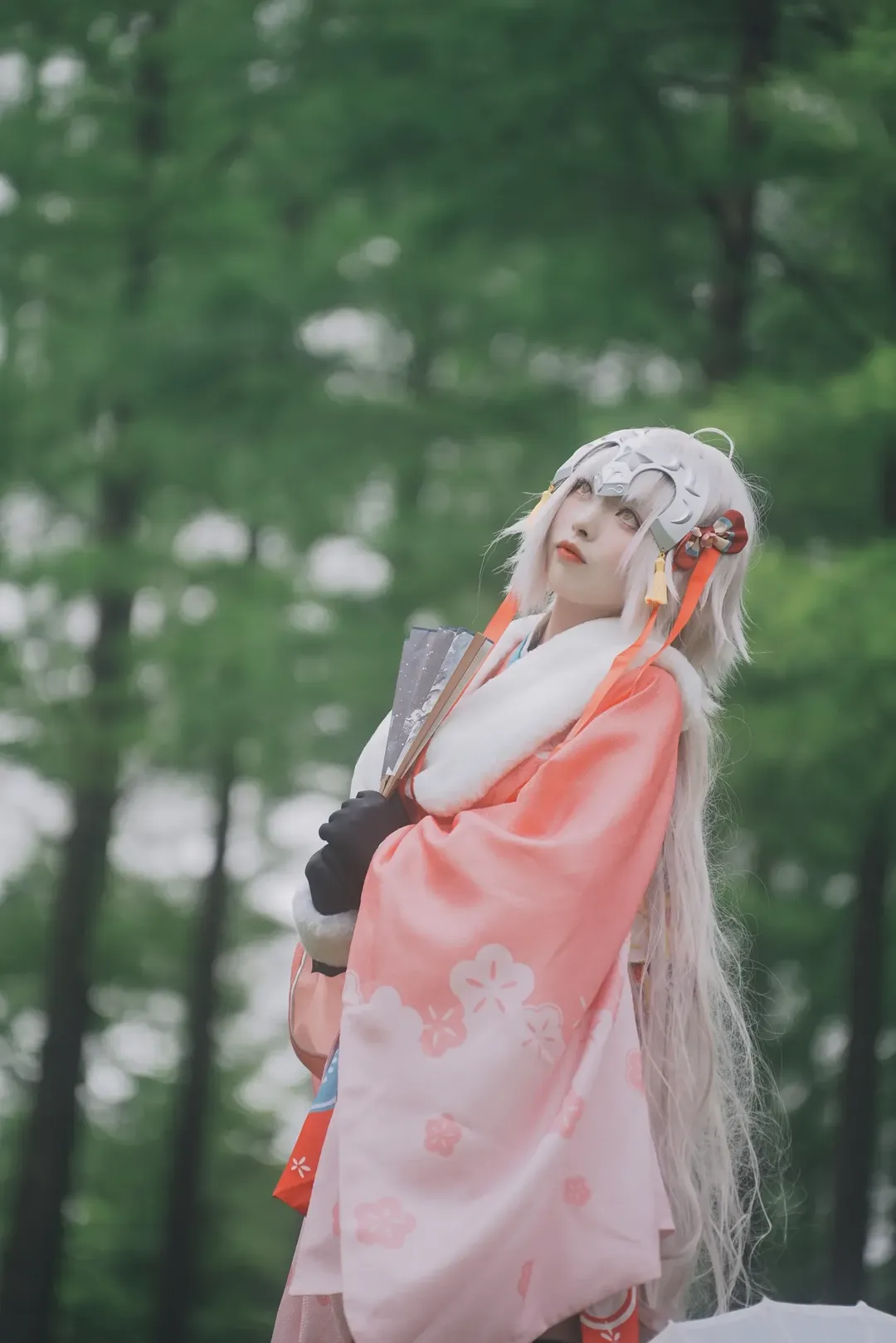 Fate/Grand Order, cosplay摄影, 和风少女, 春日外景, 黑贞德幼贞cos