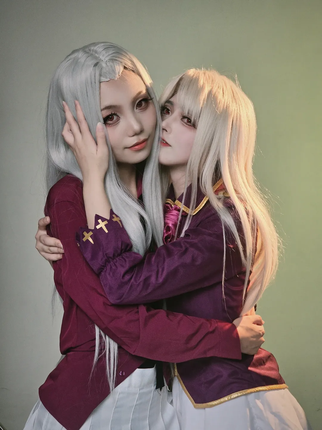 Fate/Grand Order, 二人コスプレ, アイリスフィール コスプレ, イリヤコスプレ, 銀髪赤眼